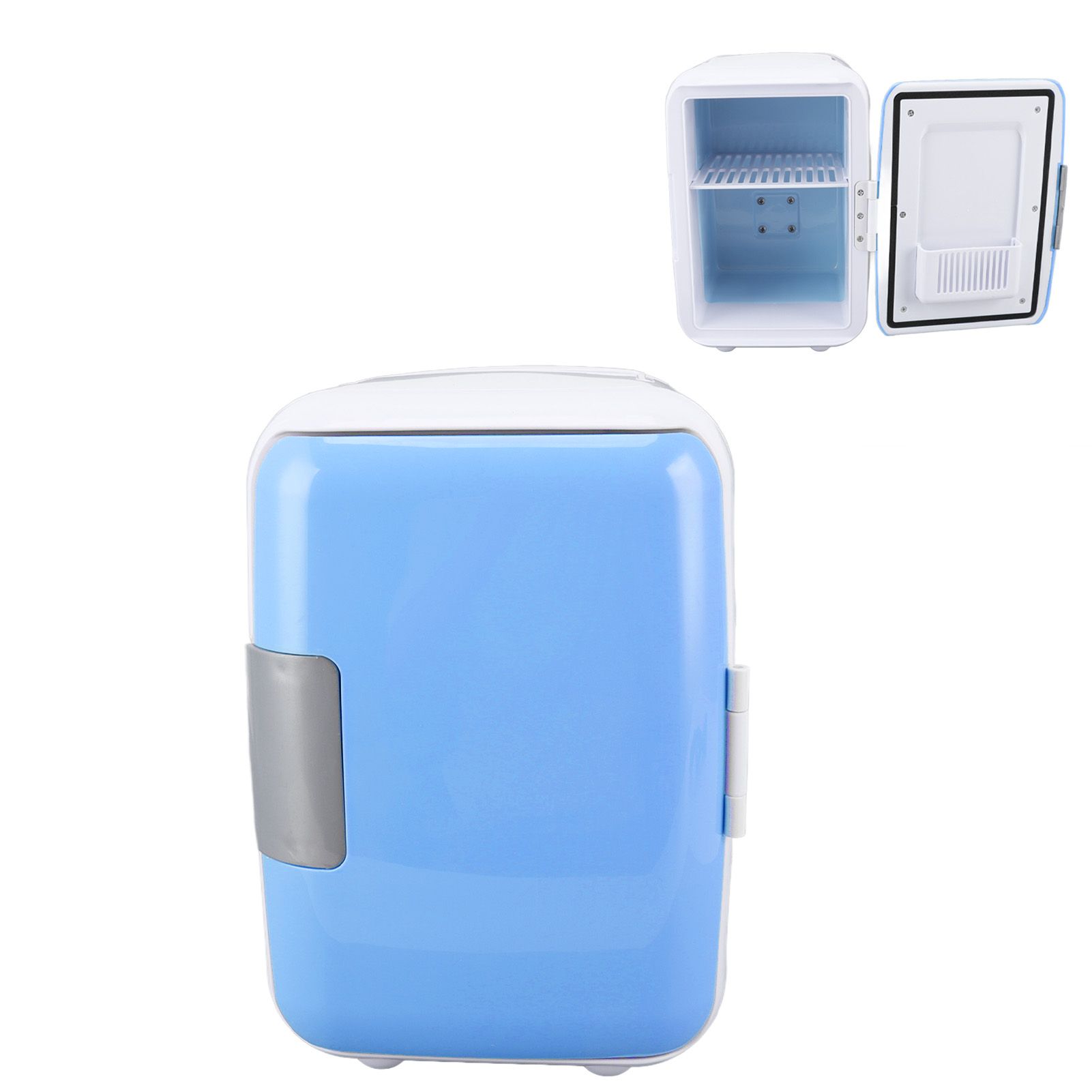 Car Fridge 4 Liters Durable ABS Cosmetic Storage Detachable Partition Portable view 8