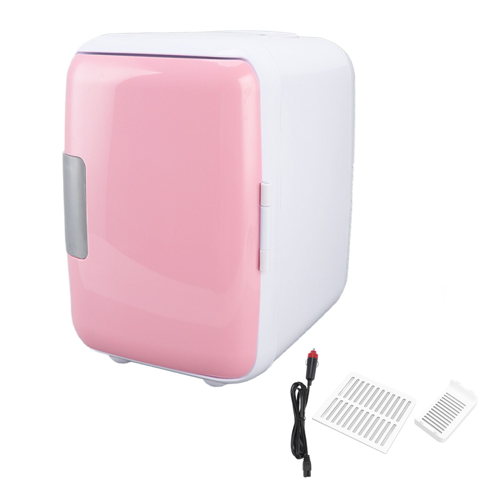 Car Fridge 4 Liters Durable ABS Cosmetic Storage Detachable Partition Portable