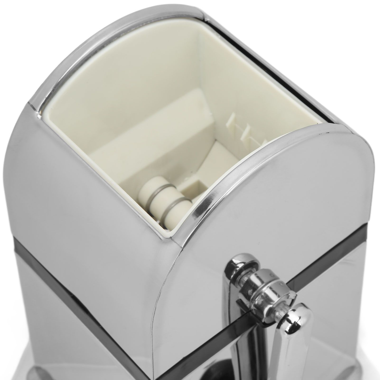 Manual Ice Crusher Labor Saving Hand Crank Shaved Ice Machine with Transparent view 13