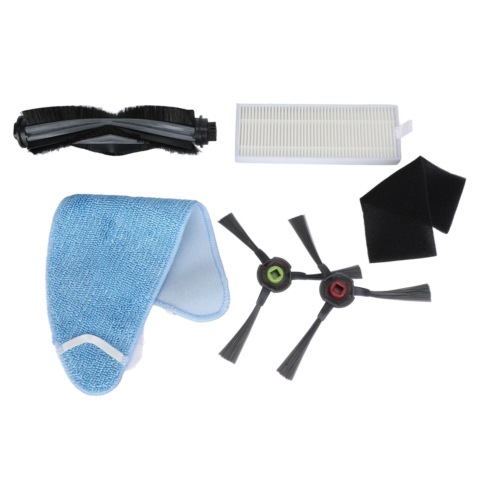 Sweeper Accessories Set Washable Mop Disposable Mop Rolling Brush Side Brush view 4