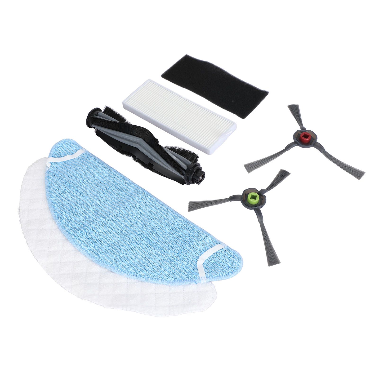 Sweeper Accessories Set Washable Mop Disposable Mop Rolling Brush Side Brush view 5
