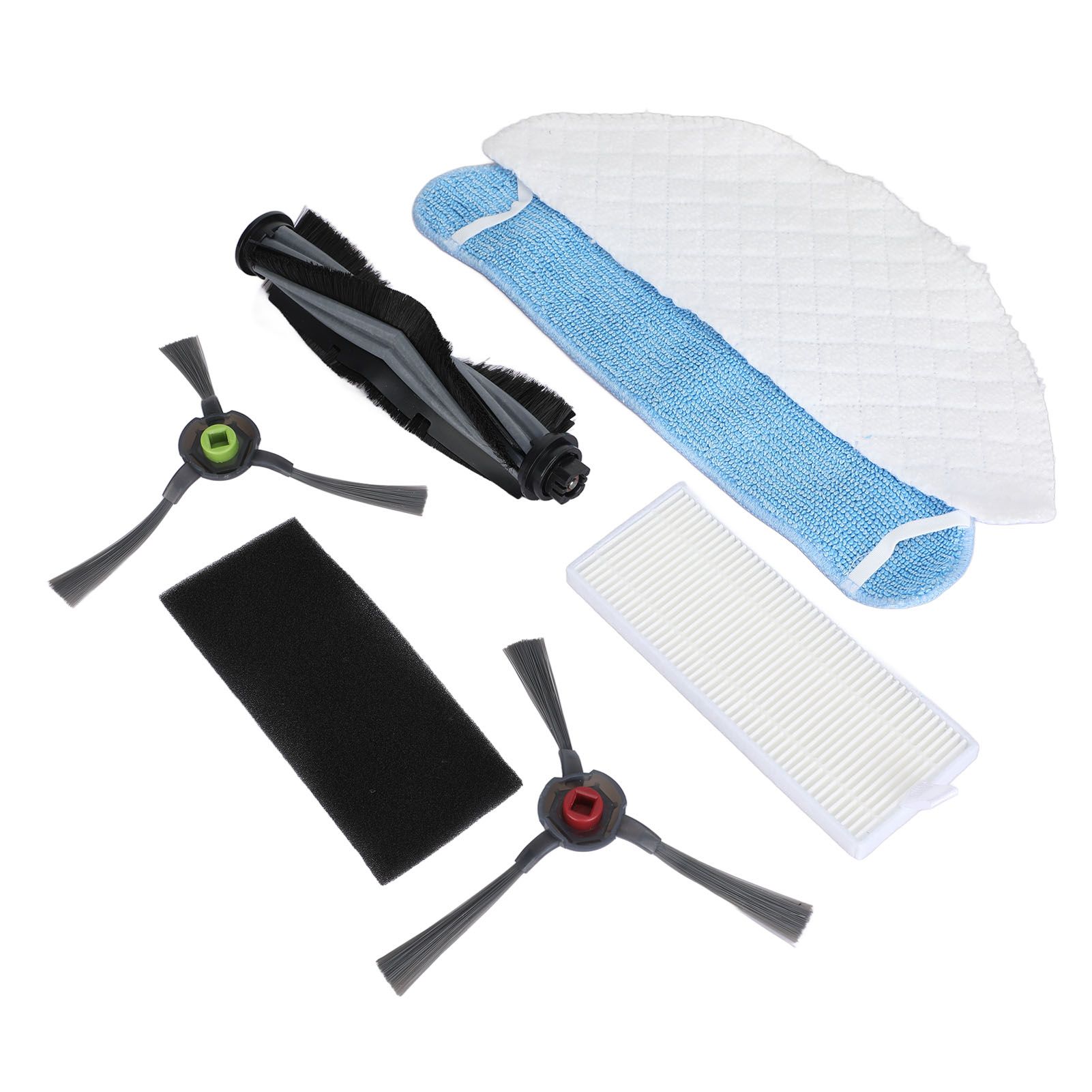 Sweeper Accessories Set Washable Mop Disposable Mop Rolling Brush Side Brush view 7