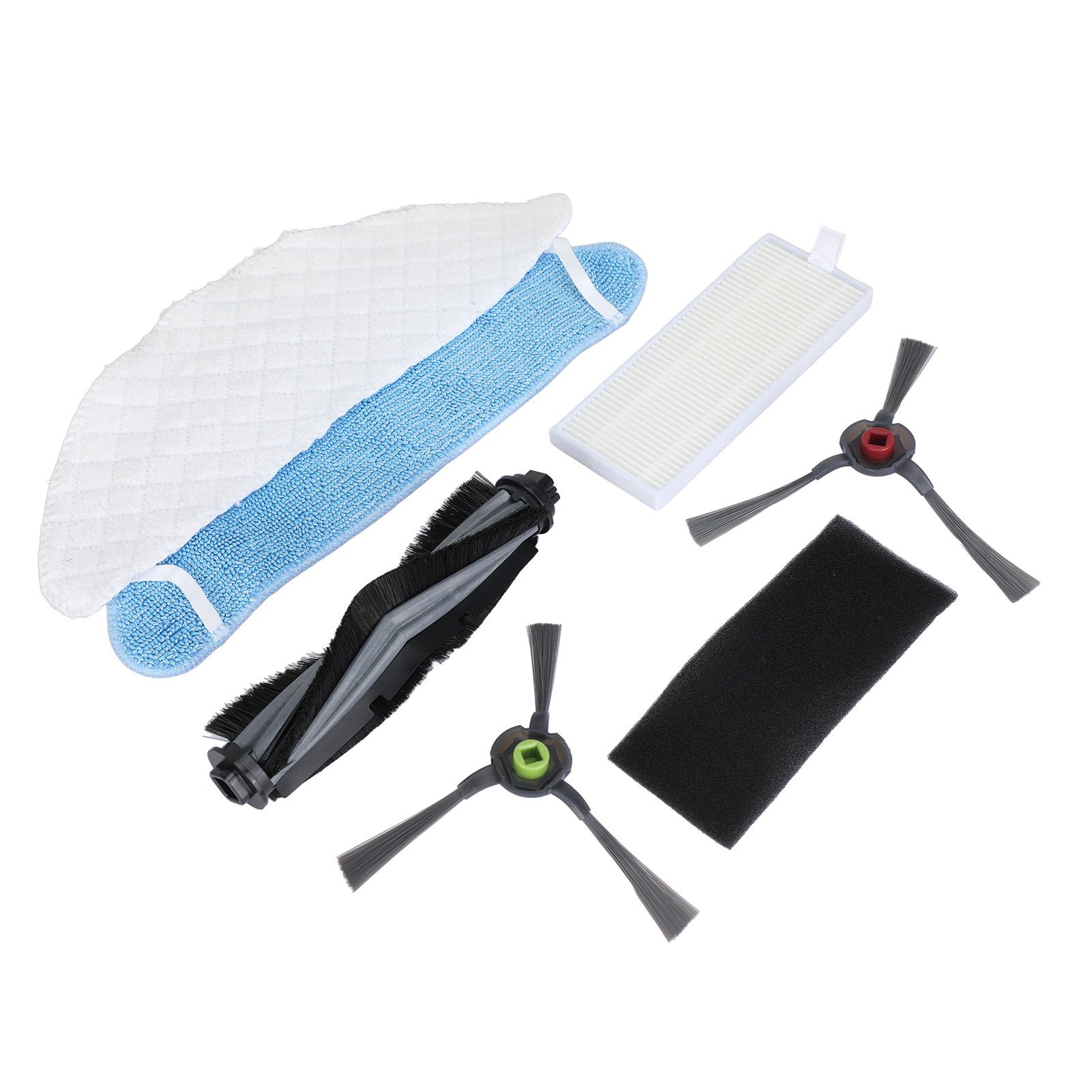 Sweeper Accessories Set Washable Mop Disposable Mop Rolling Brush Side Brush view 8