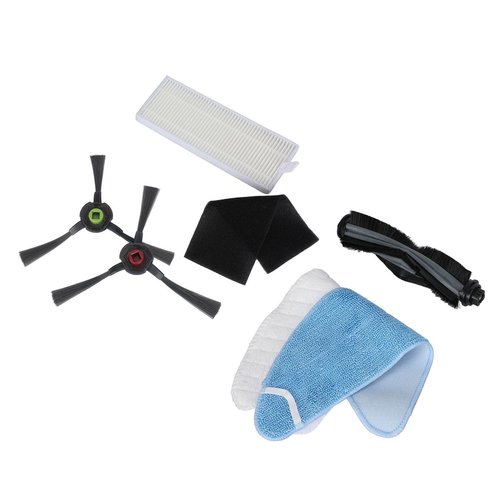 Sweeper Accessories Set Washable Mop Disposable Mop Rolling Brush Side Brush view 13