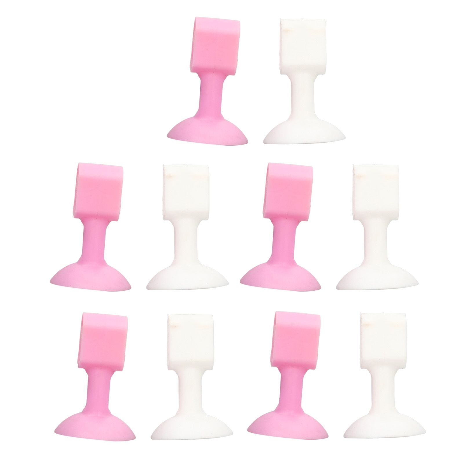 10 PCS Washer Door Holder Pink White Rubber Keep Dry Washing Machine Door view 2