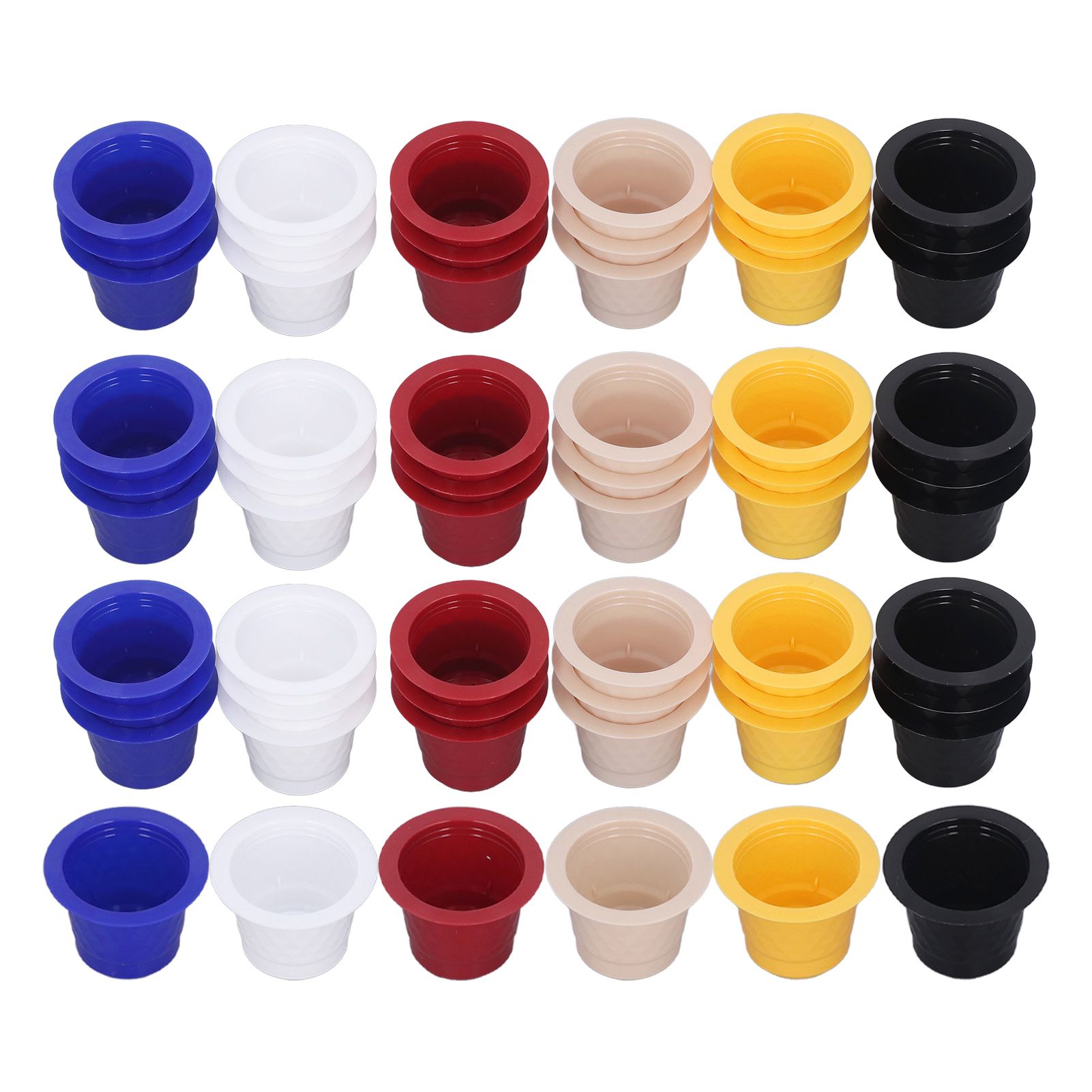 60pcs Refillable Disposable Coffee Capsule Cup Bottom Sealing Aluminum Film view 4