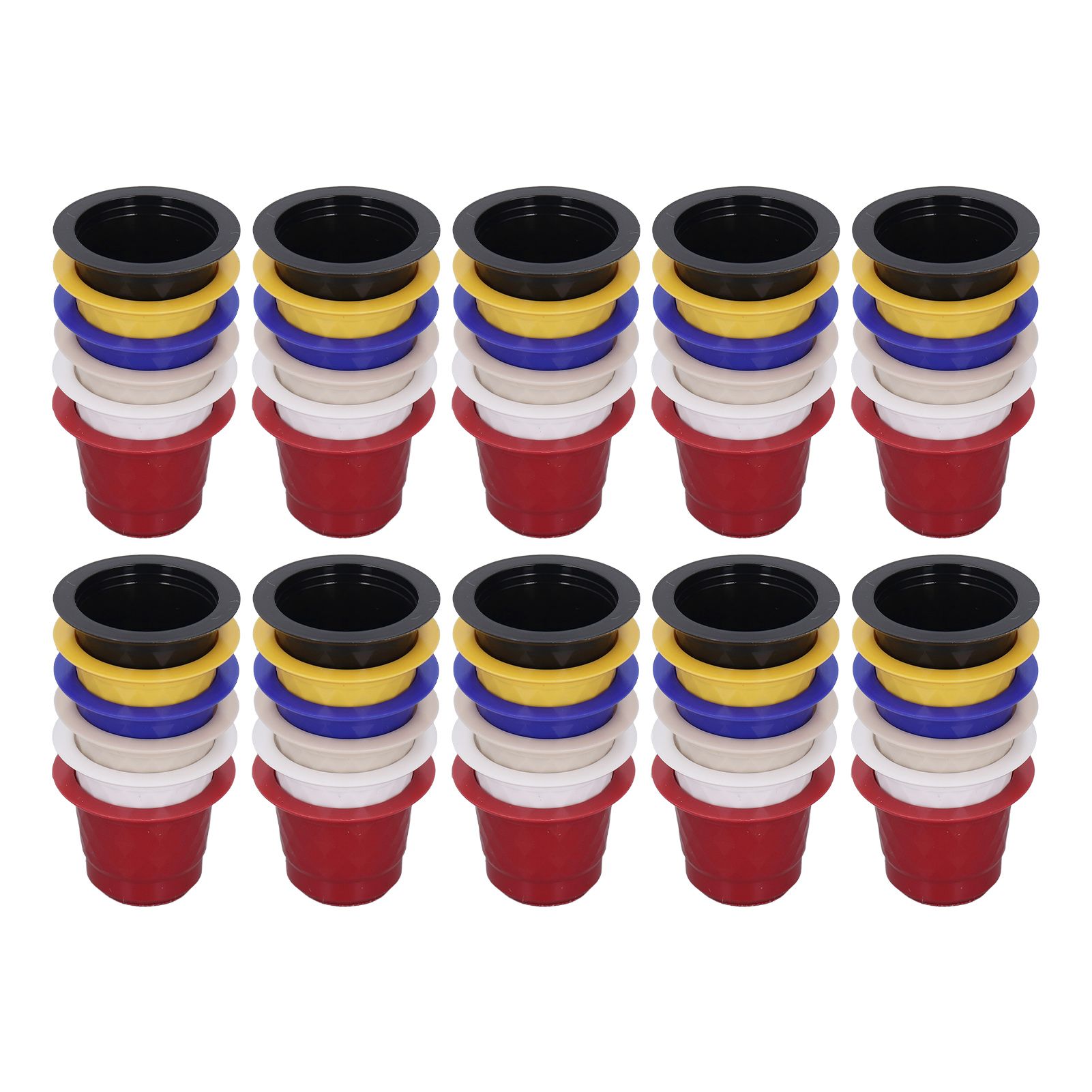 60pcs Refillable Disposable Coffee Capsule Cup Bottom Sealing Aluminum Film view 8