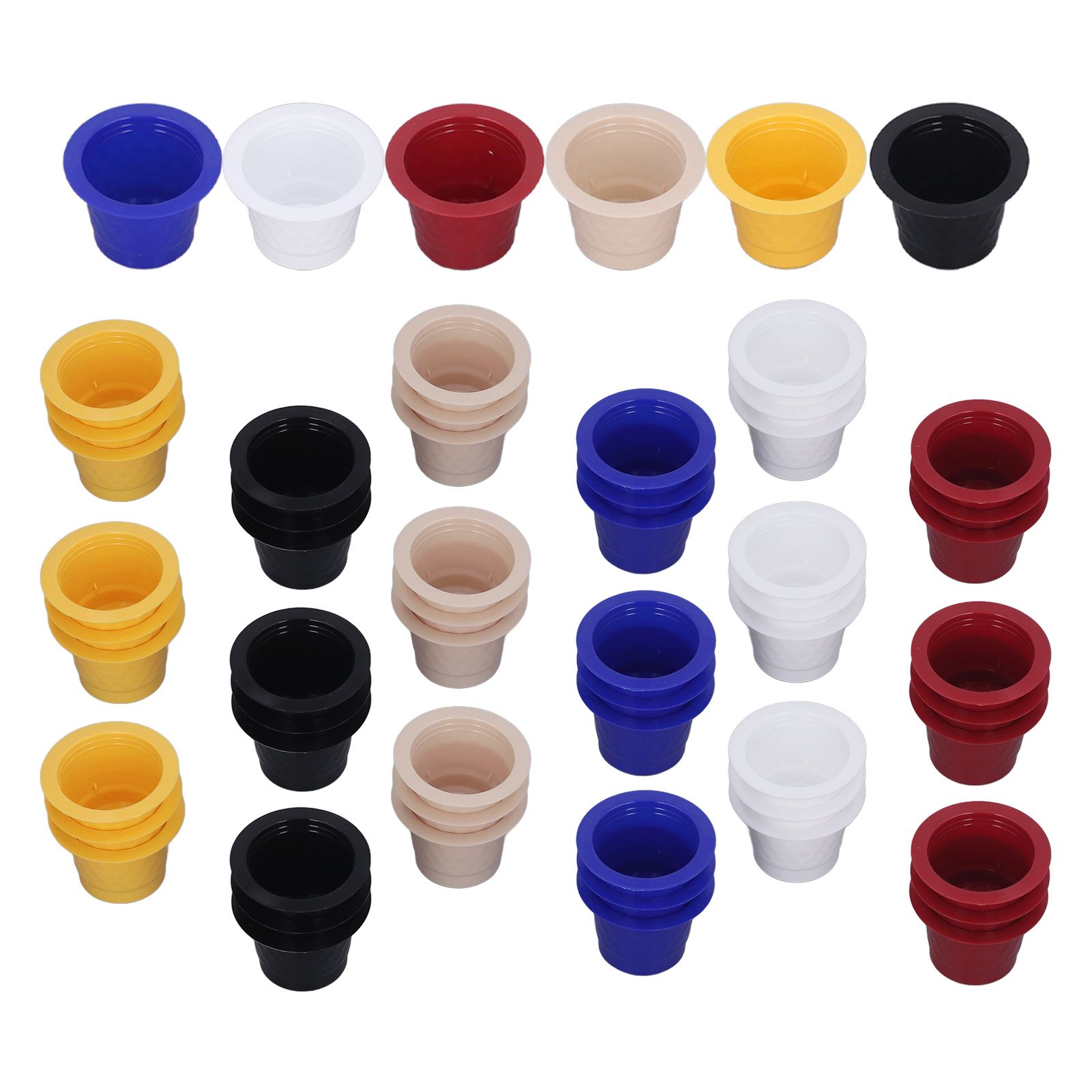 60pcs Refillable Disposable Coffee Capsule Cup Bottom Sealing Aluminum Film view 10