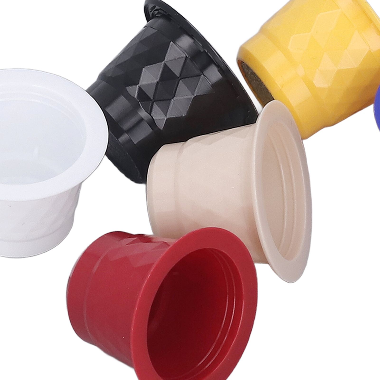 60pcs Refillable Disposable Coffee Capsule Cup Bottom Sealing Aluminum Film view 15
