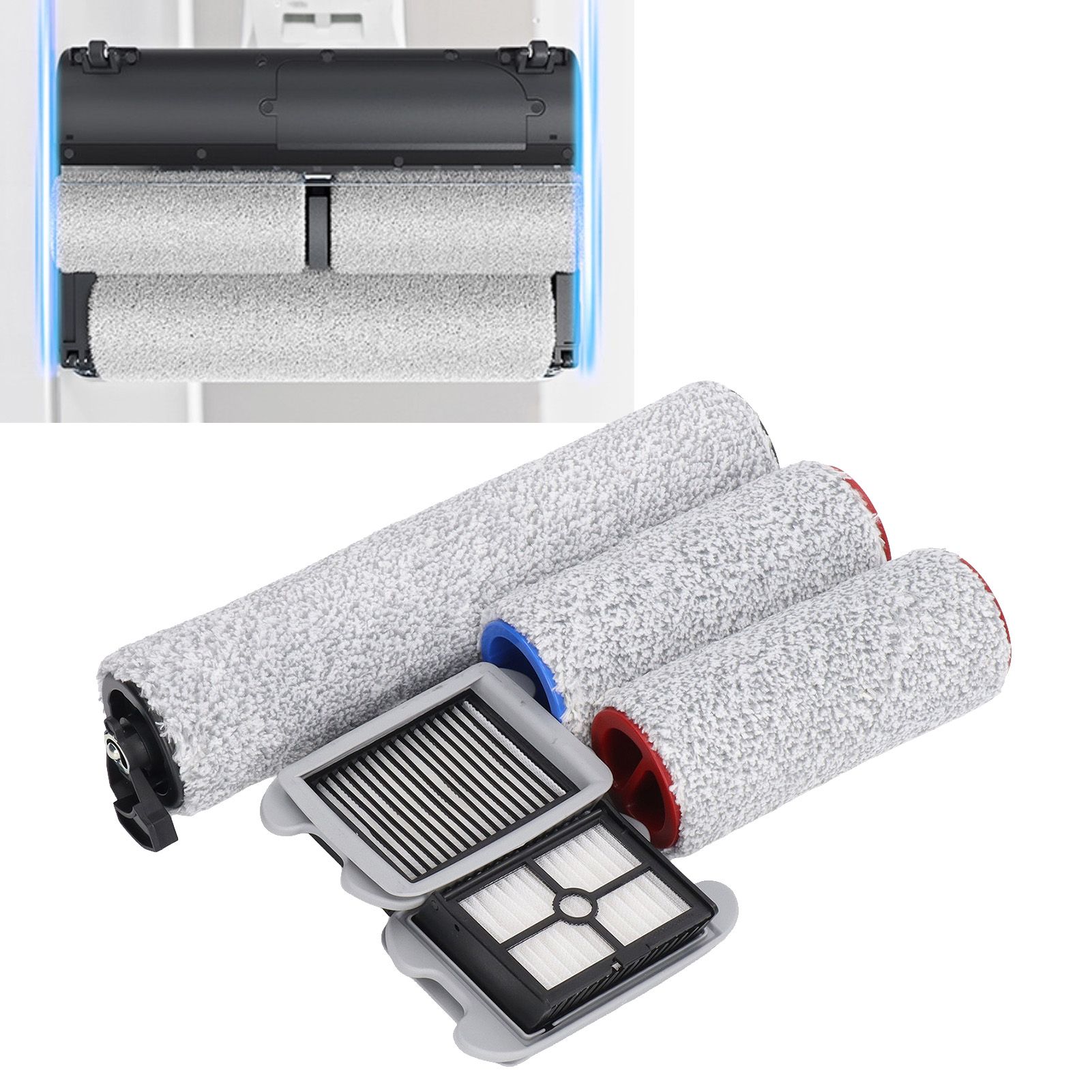 Vacuum Cleaner Roller Brush Filter Detachable Vacuum Cleaner Replacement Parts view 12