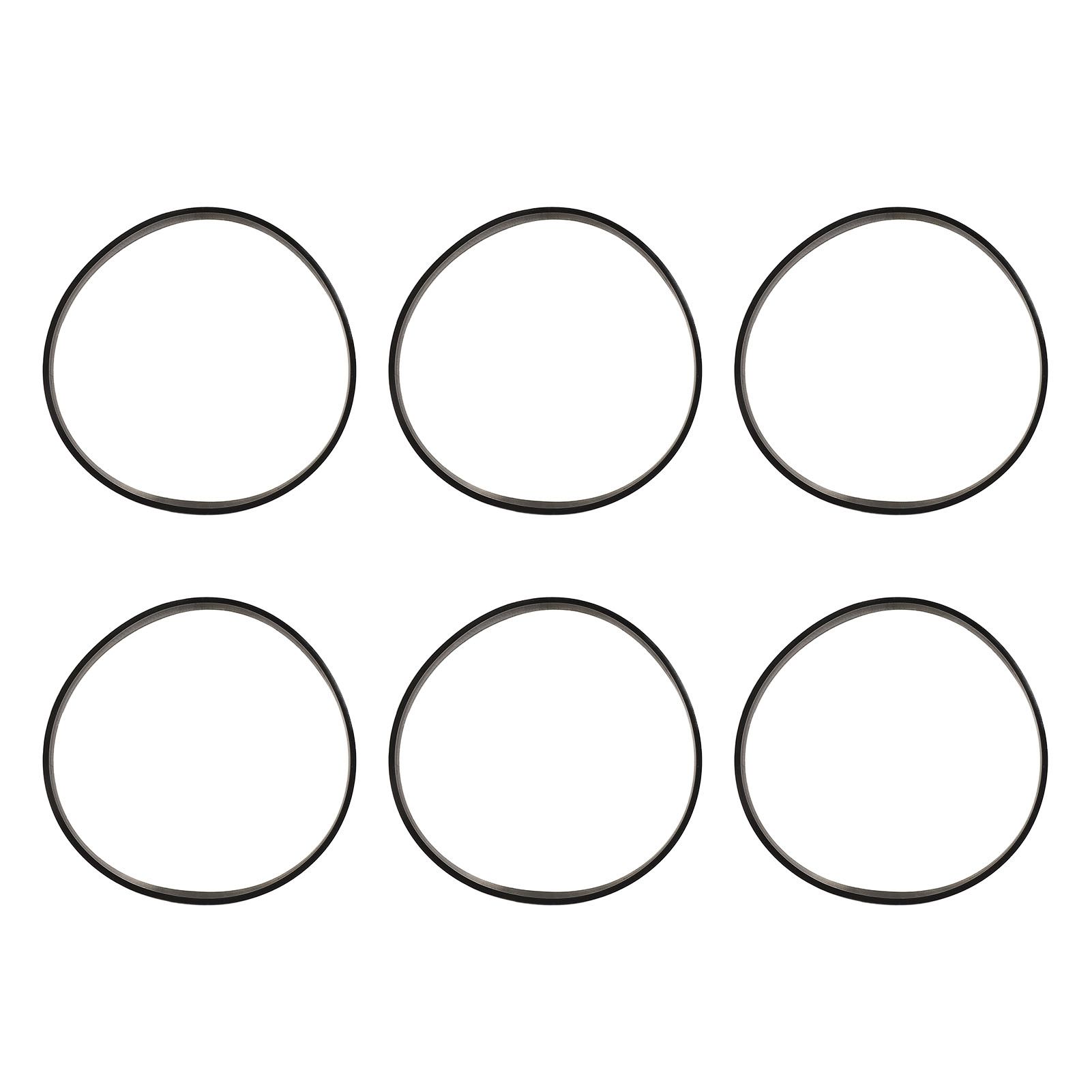 6pcs Vacuum Cleaner Belt Rubber High Strength Vacuum Belt Replacement for view 4