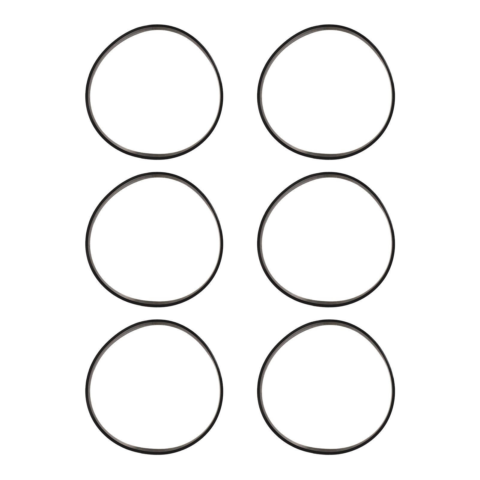 6pcs Vacuum Cleaner Belt Rubber High Strength Vacuum Belt Replacement for view 5