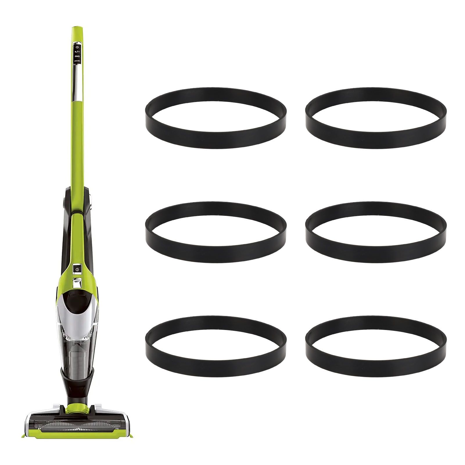 6pcs Vacuum Cleaner Belt Rubber High Strength Vacuum Belt Replacement for view 12