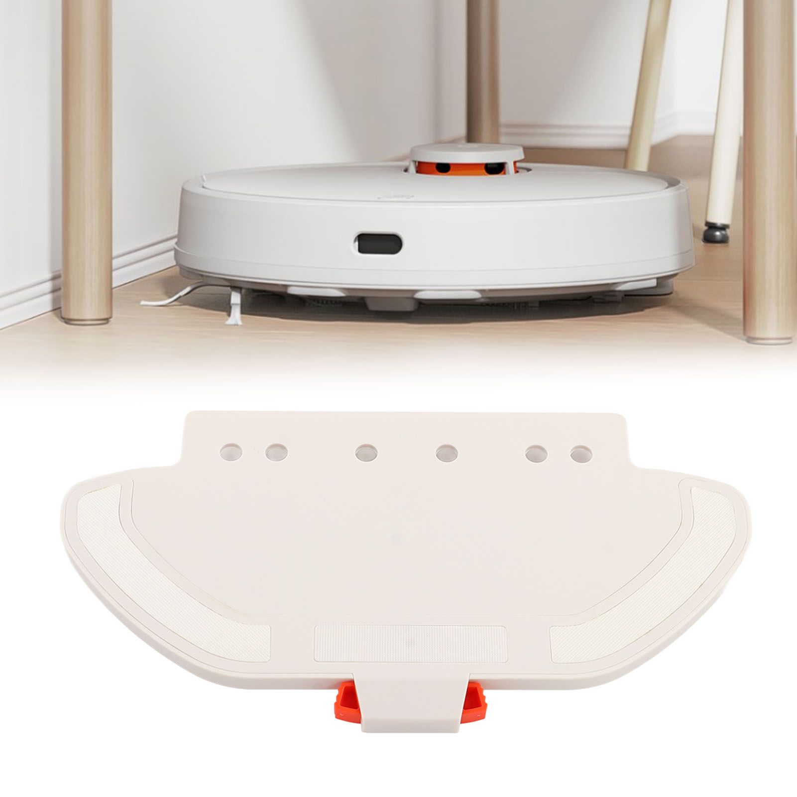 White Mop Plate Replacement for Xiaomi Mijia 3C B106CN Vacuum Cleaner Accessories view 11