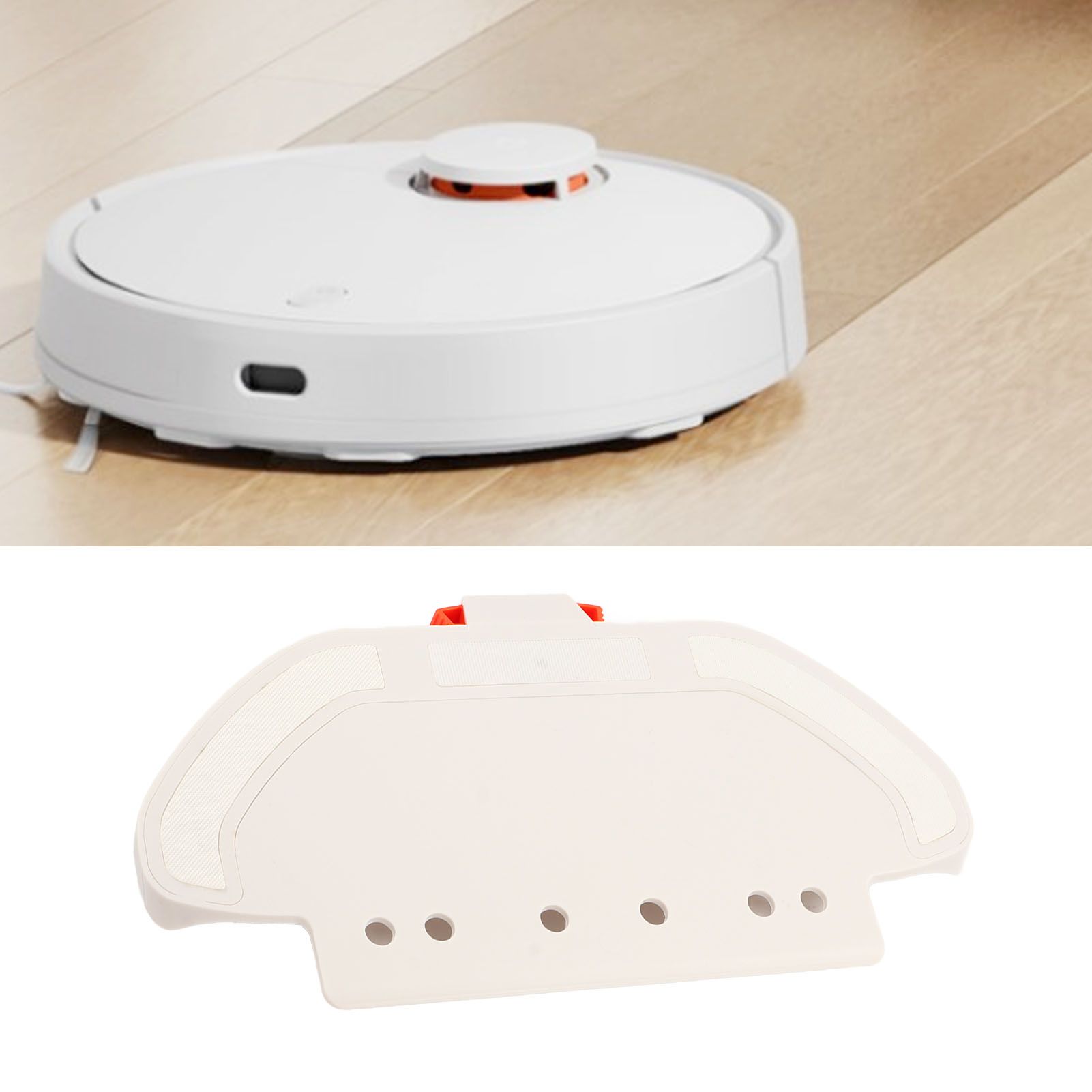 White Mop Plate Replacement for Xiaomi Mijia 3C B106CN Vacuum Cleaner Accessories view 12
