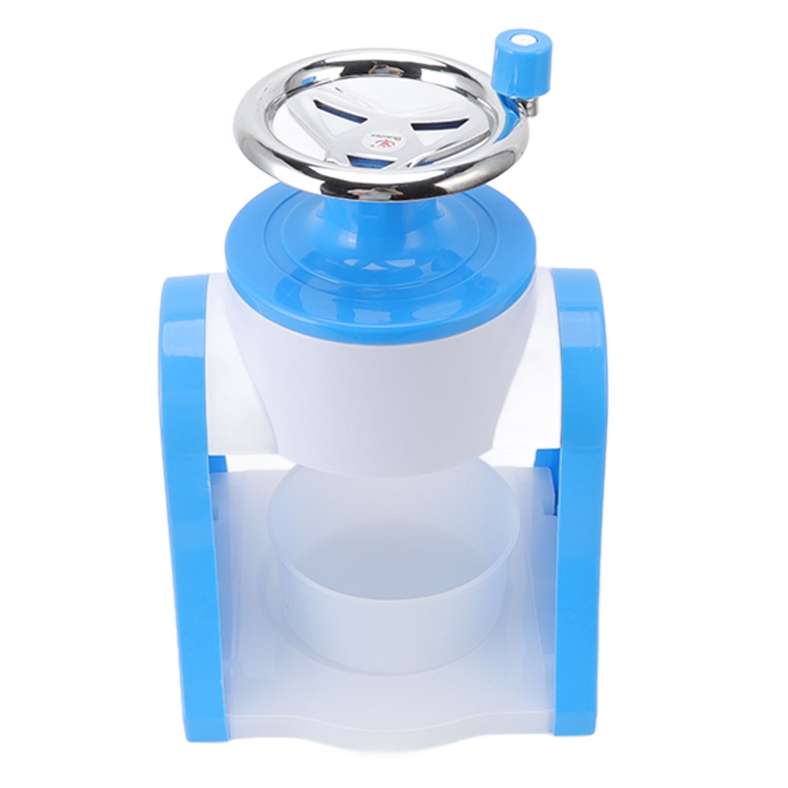 Hand Crank Shaved Ice Machine Stainless Steel Blades Safe Portable Ice Crusher view 3
