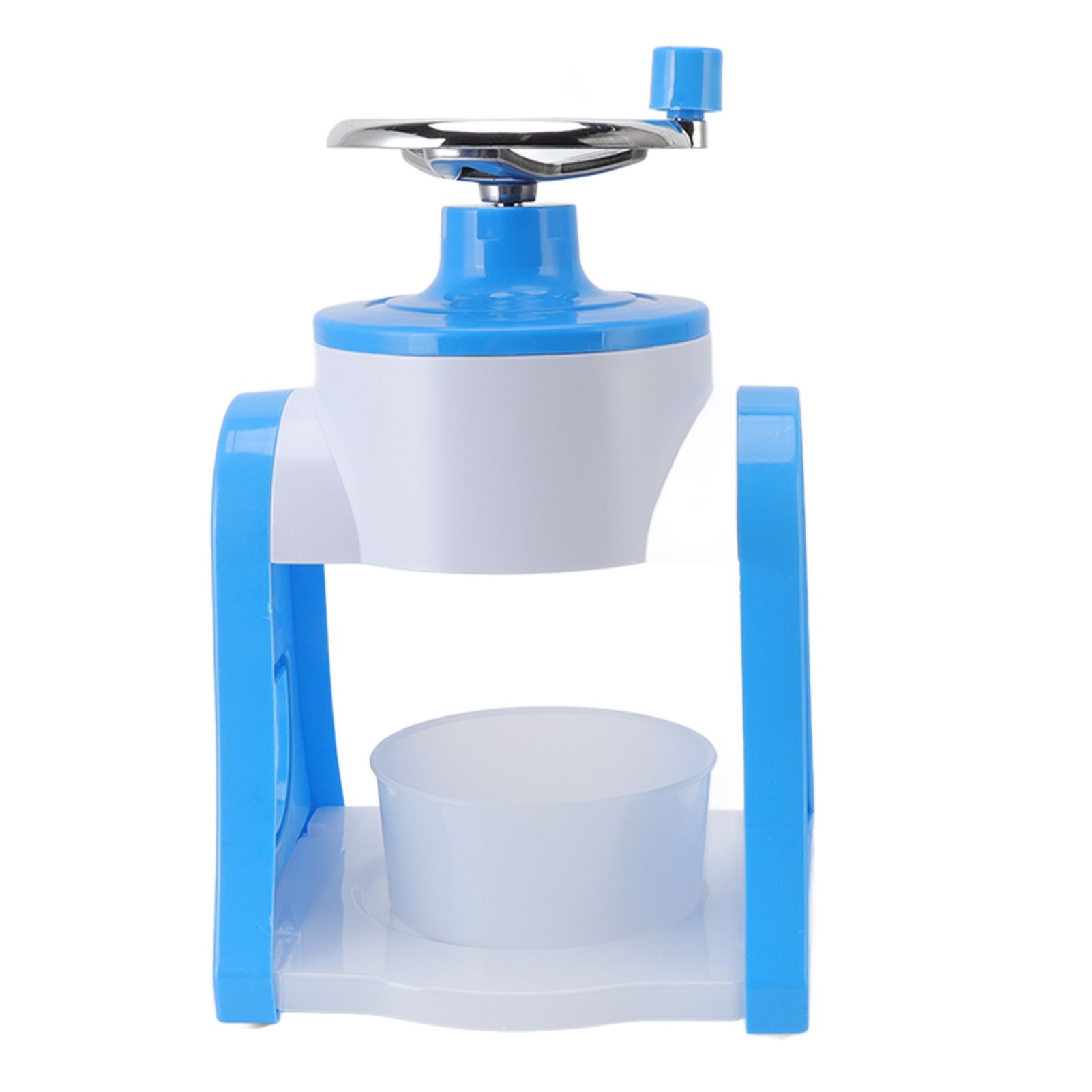 Hand Crank Shaved Ice Machine Stainless Steel Blades Safe Portable Ice Crusher view 7