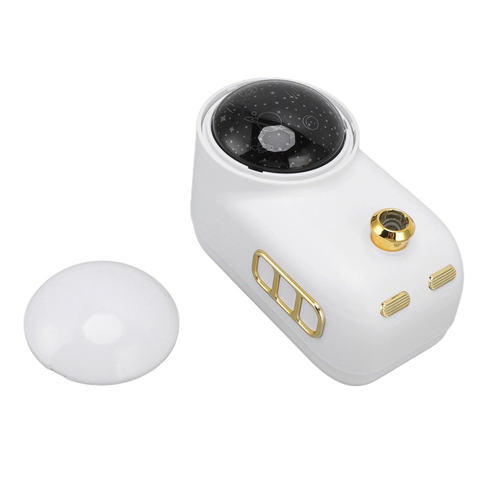 Train Air Humidifier Projector Cartoon Retro Charging Soft Light Desktop view 3