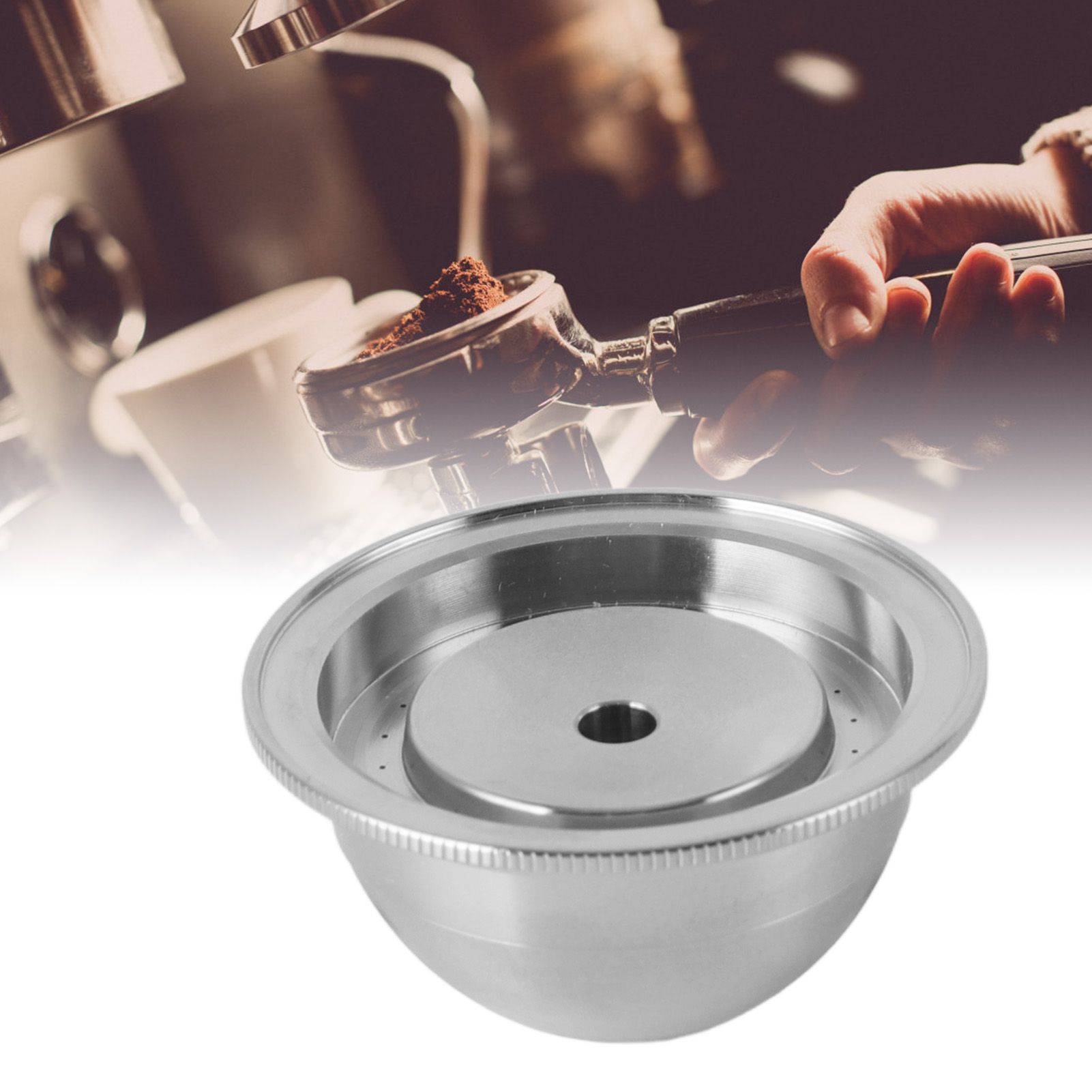Reusable Coffee Capsule Filter Stainless Steel Refillable Coffee Machine Pod view 12
