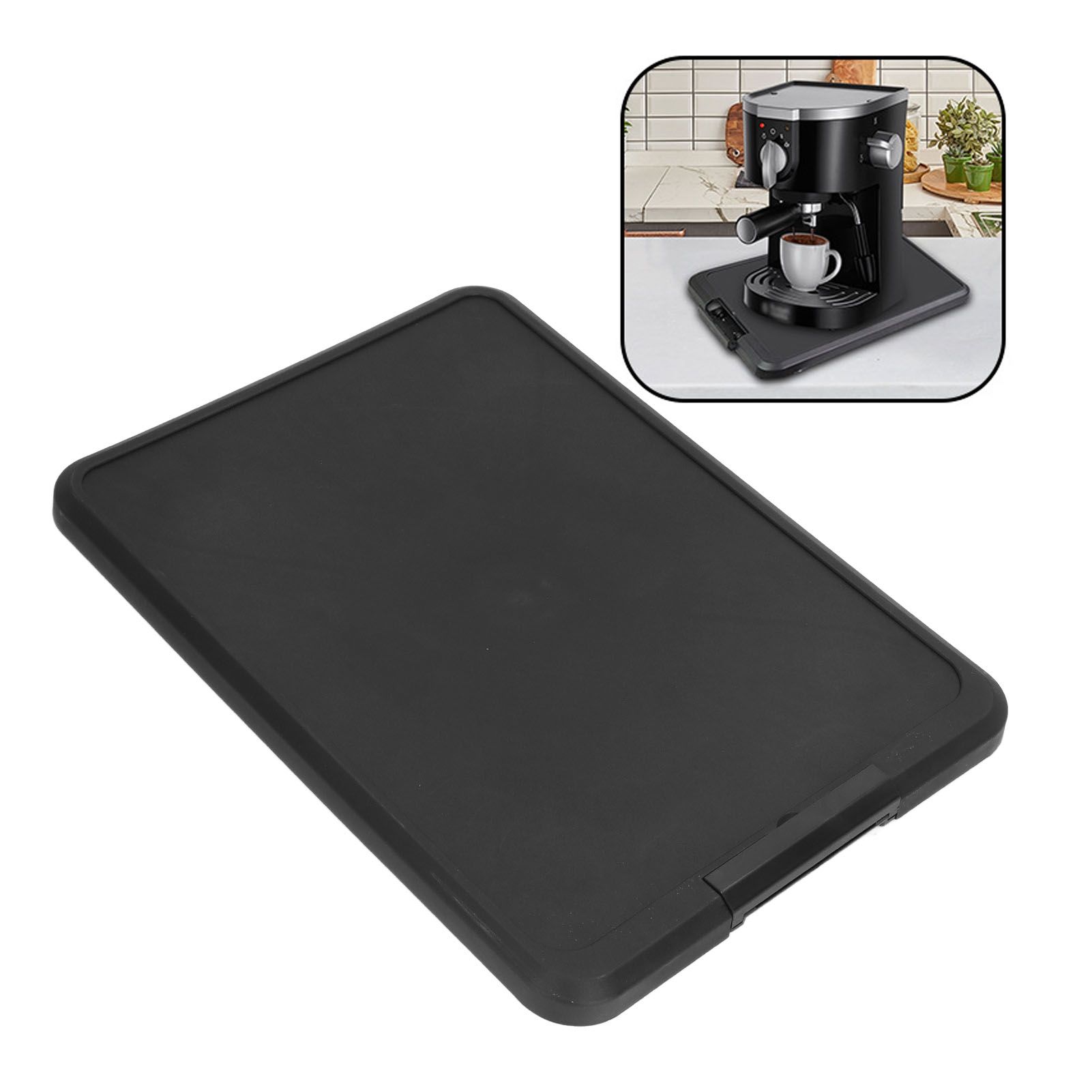 Kitchen Appliance Sliding Tray Rolling Tray Countertop Storage Moving Slider view 12