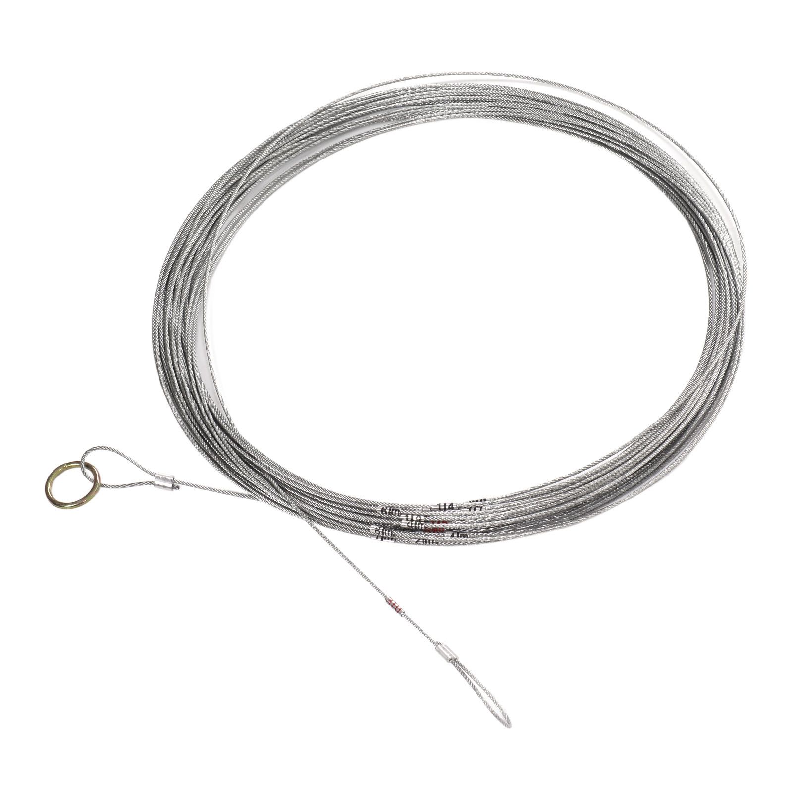Steel Wire Measuring Rope Good Flexibility Sturdy Steel Rope Measuring Cord view 2