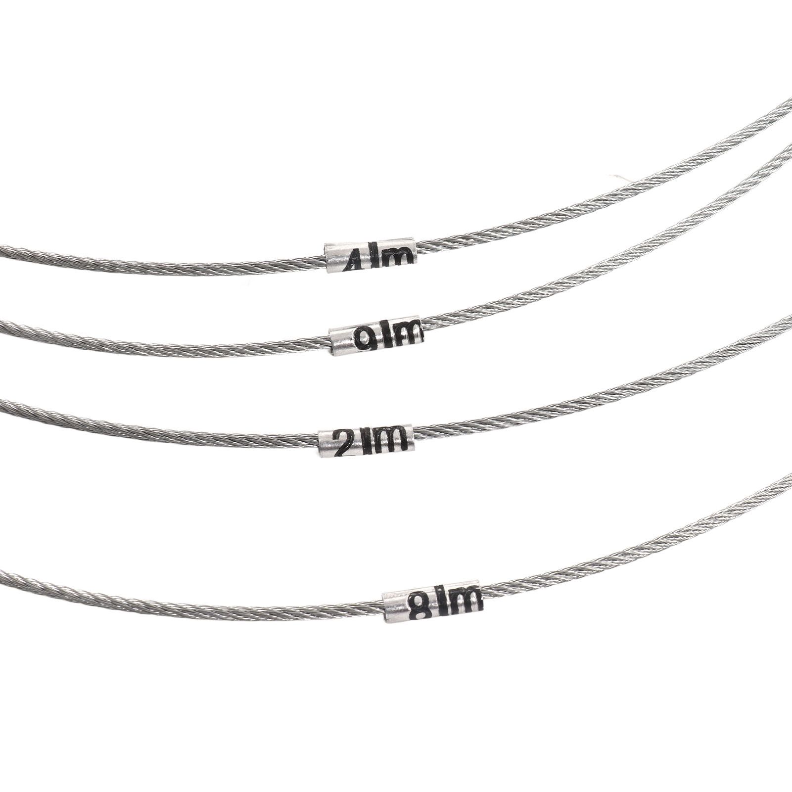 Steel Wire Measuring Rope Good Flexibility Sturdy Steel Rope Measuring Cord view 15