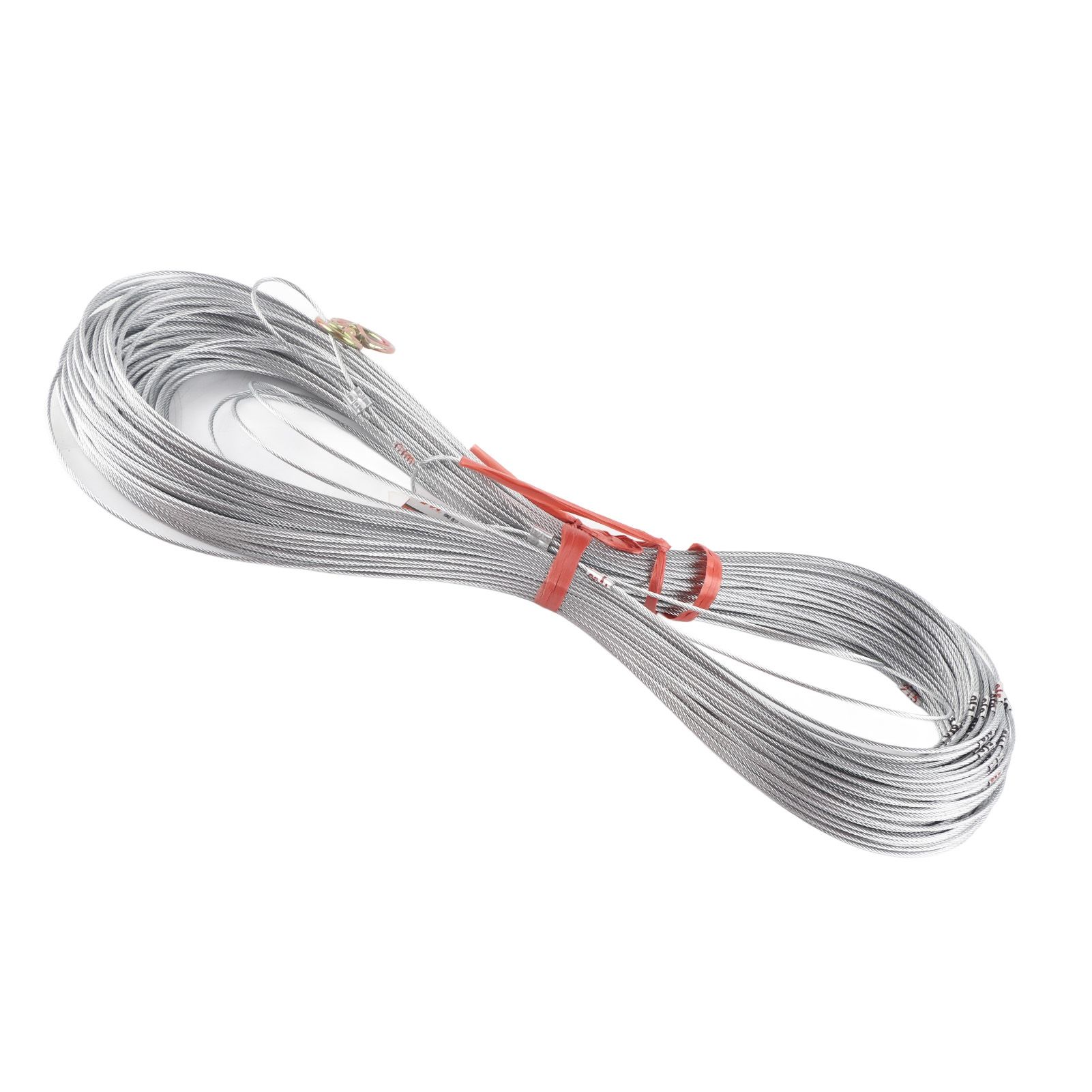 Steel Wire Measuring Rope Good Flexibility Sturdy Steel Rope Measuring Cord — image 1