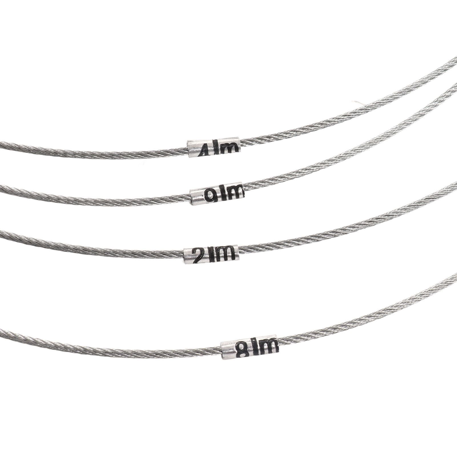 Steel Wire Measuring Rope Good Flexibility Sturdy Steel Rope Measuring Cord view 15