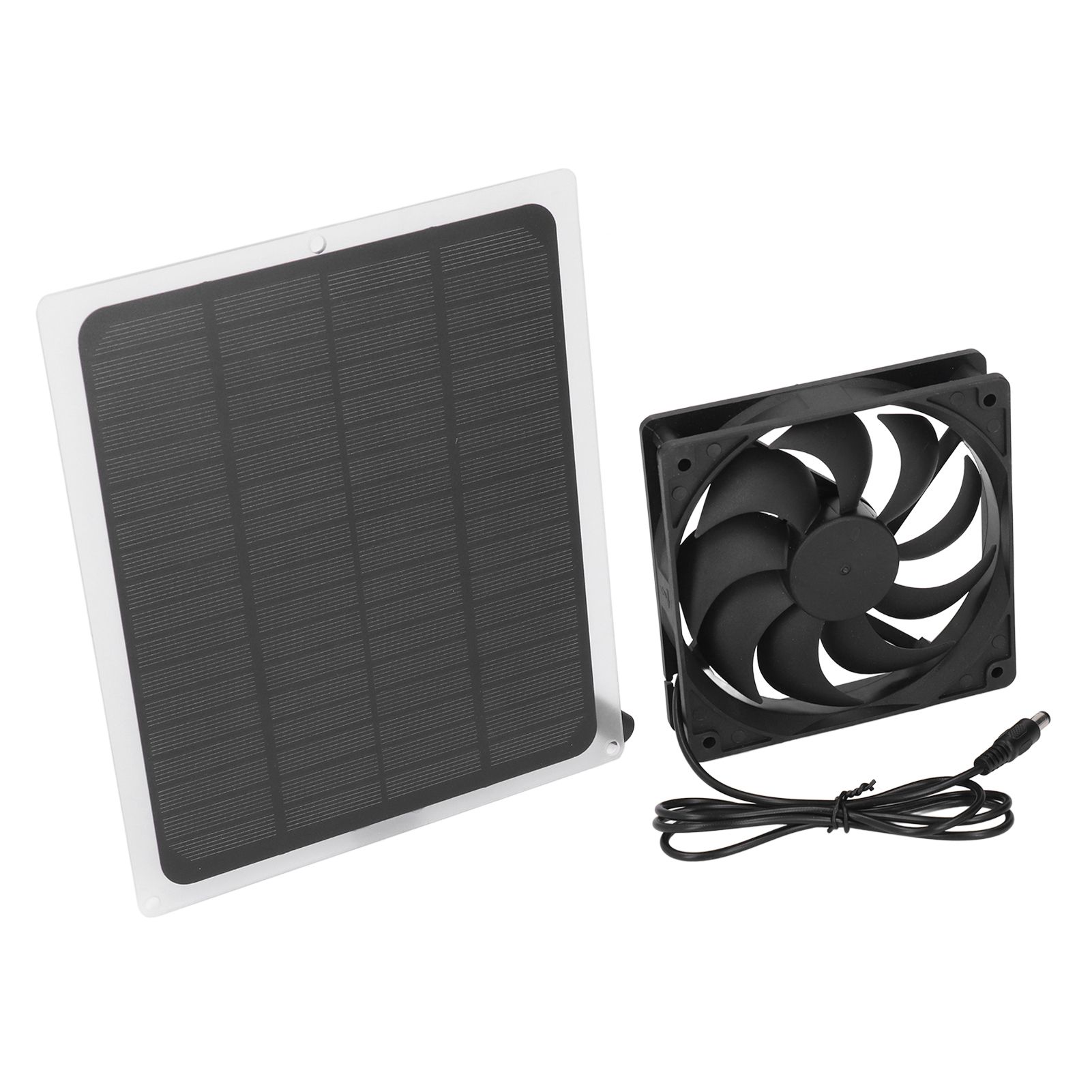 Solar Exhaust Fan Energy Saving Portable 5W 5V Solar Exhaust Fan for Camping view 2