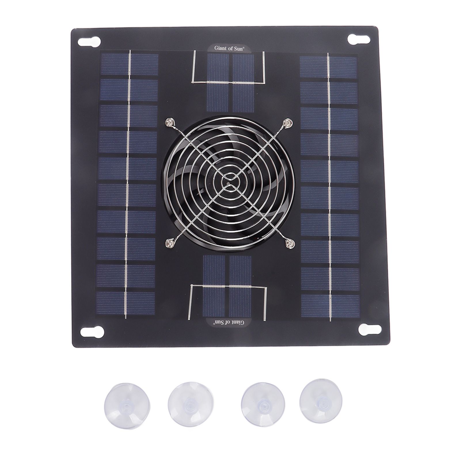 Solar Powered Exhaust Fan Monocrystalline Solar Panel Fan Kit for Chicken Coop