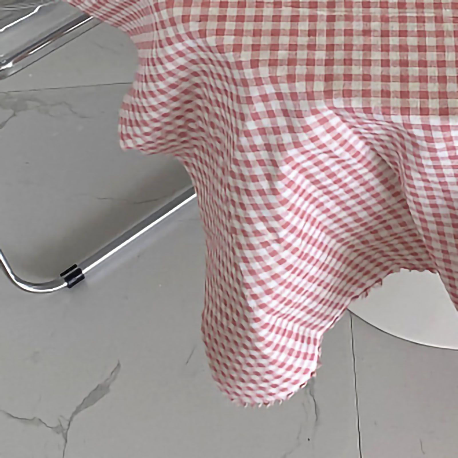 Desk Tablecloth Plaid Table Cover Linen Cotton Backdrop Dustproof Home view 2