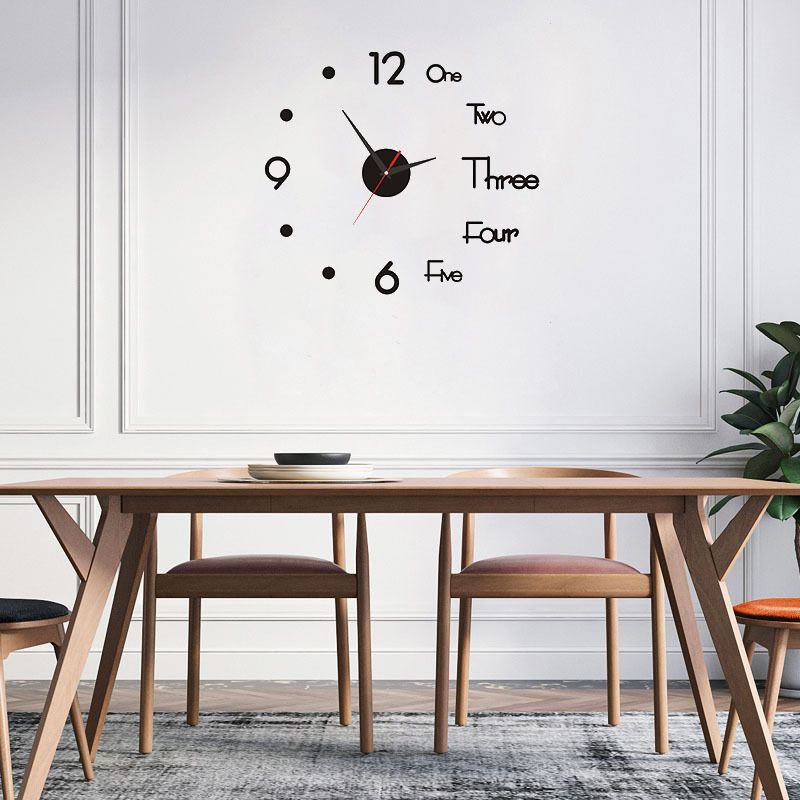 Night Light Wall Clock Frameless Decorative Luminous Silent Clock for Living view 2