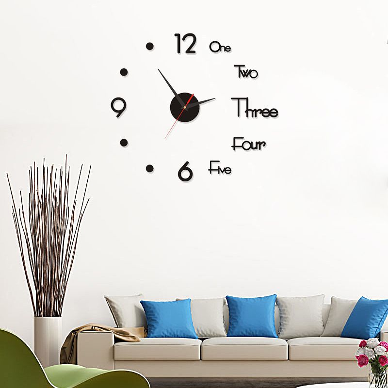 Night Light Wall Clock Frameless Decorative Luminous Silent Clock for Living view 3