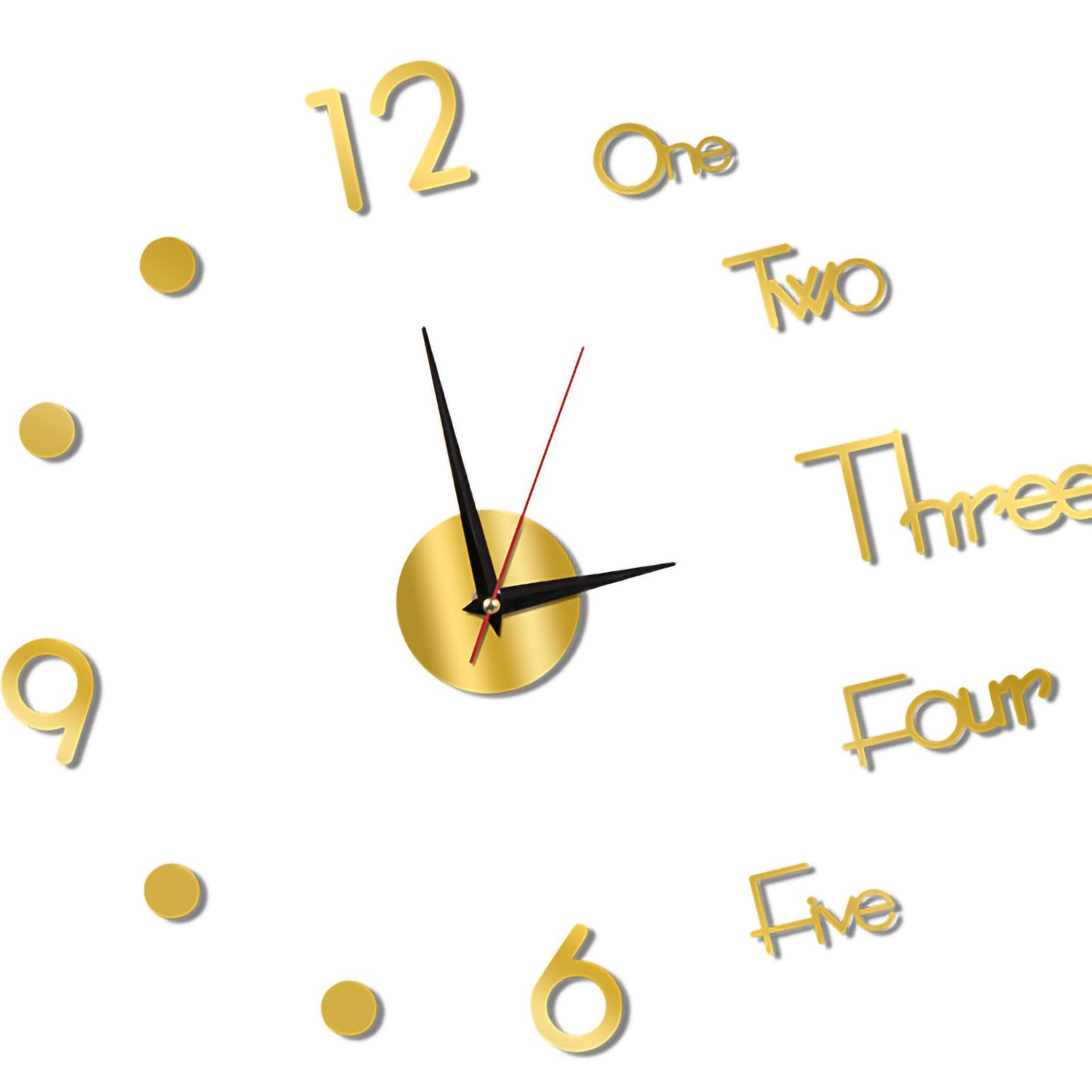 Night Light Wall Clock Frameless Decorative Luminous Silent Clock for Living view 4