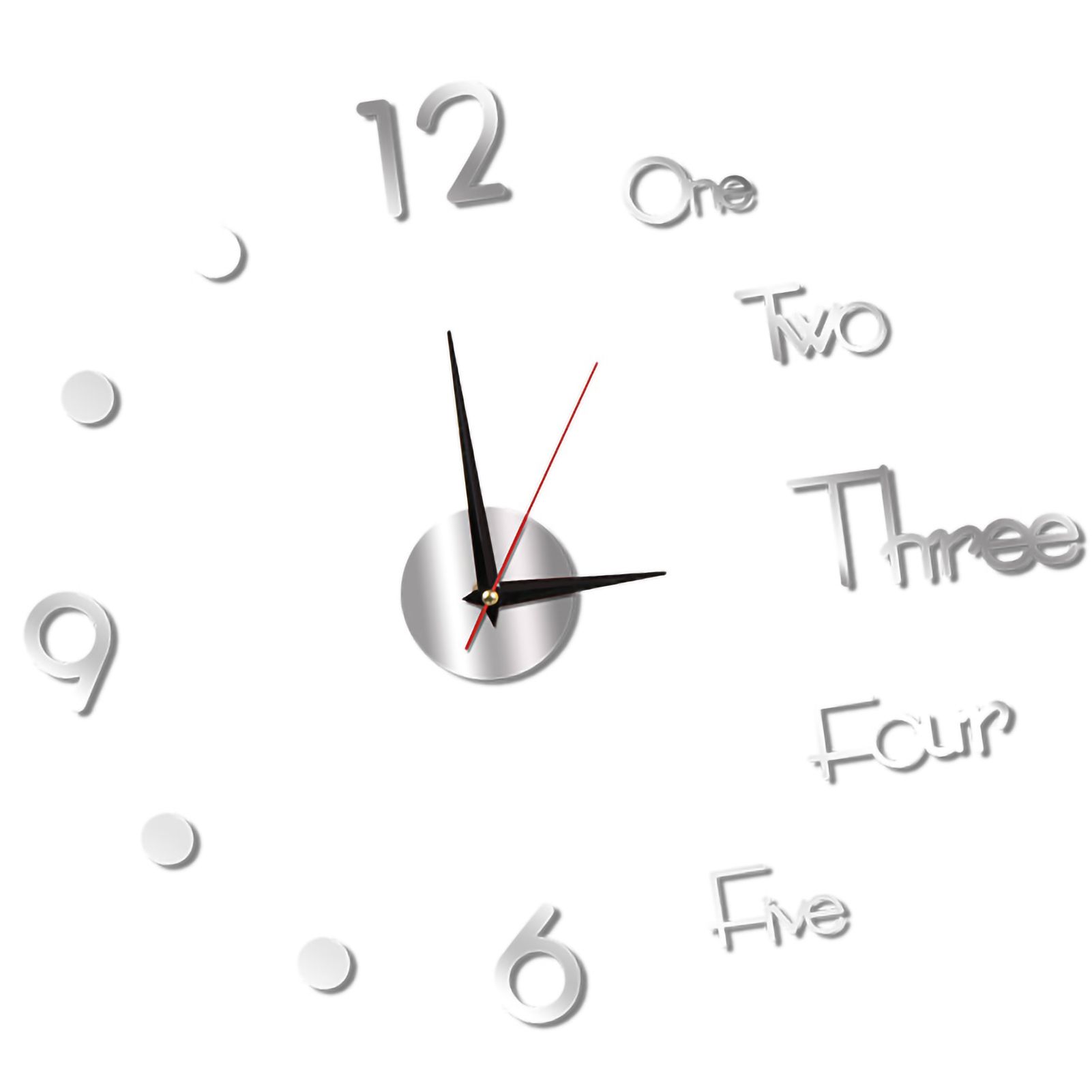 Night Light Wall Clock Frameless Decorative Luminous Silent Clock for Living view 3