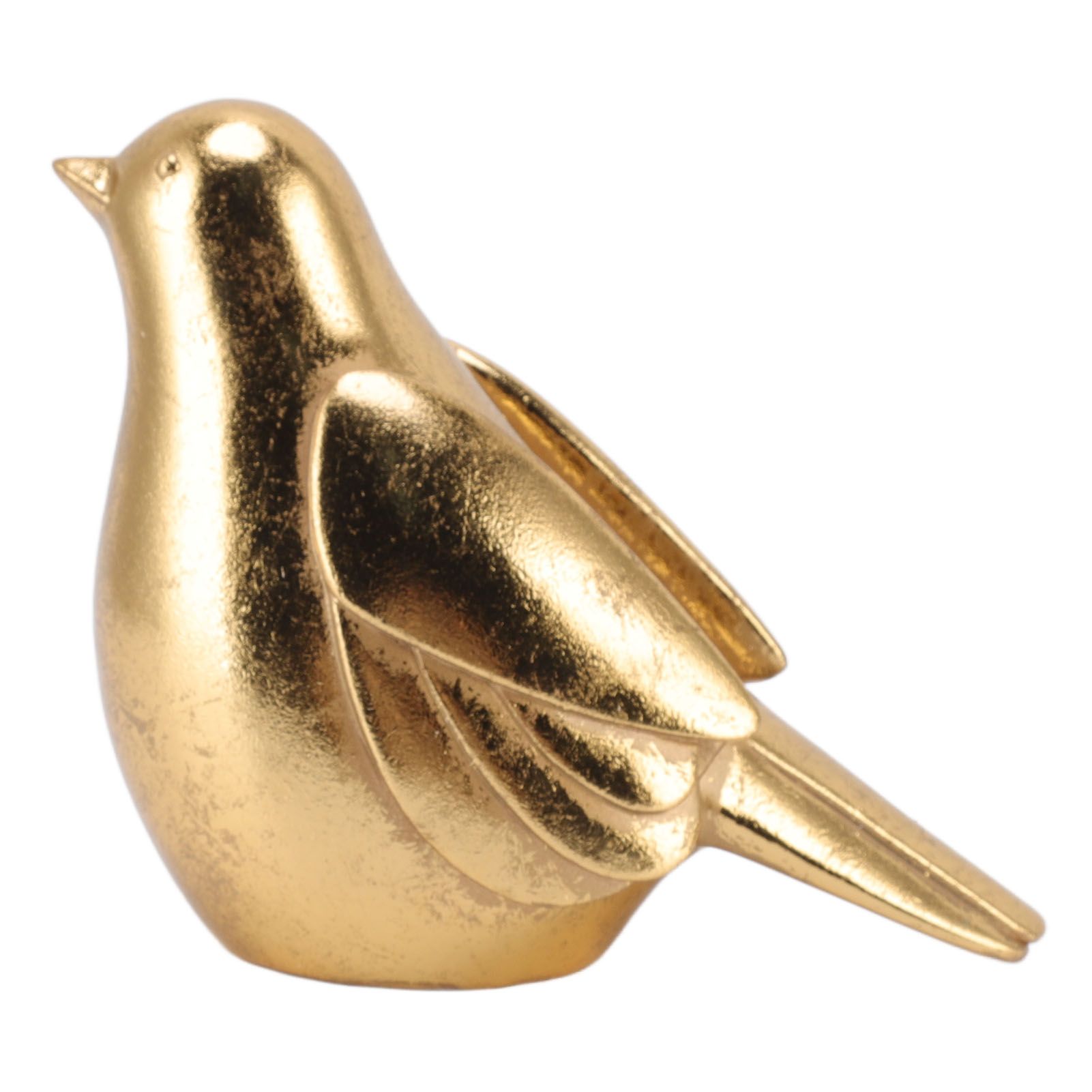 Gold Bird Statues Home Decorative Resin Bird Statue Modern Style Ornaments for
