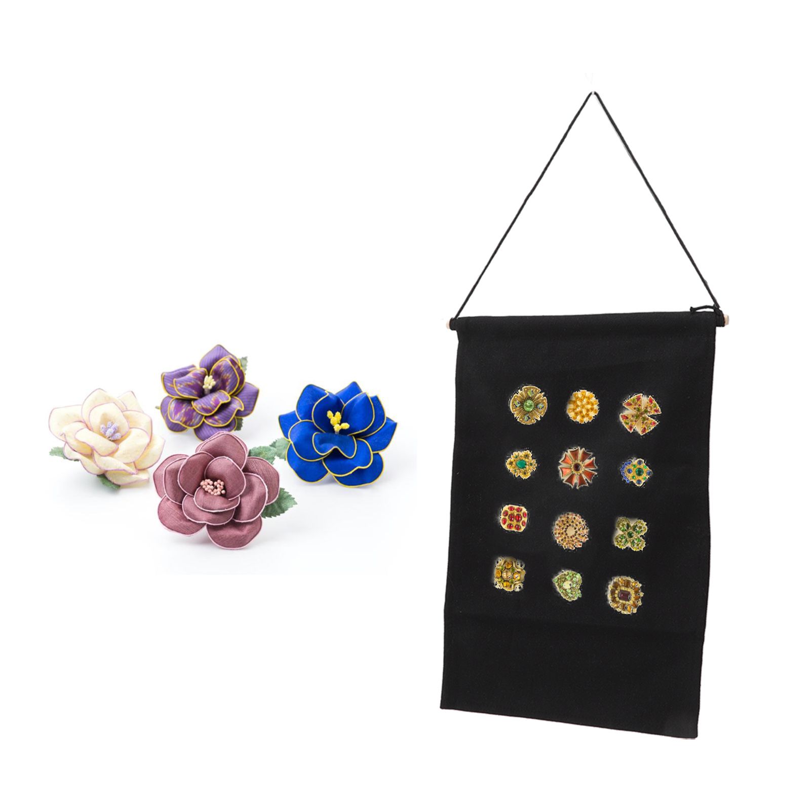 Brooch Storage Hanging Flag Multipurpose Stylish Classic Pin Collection view 11