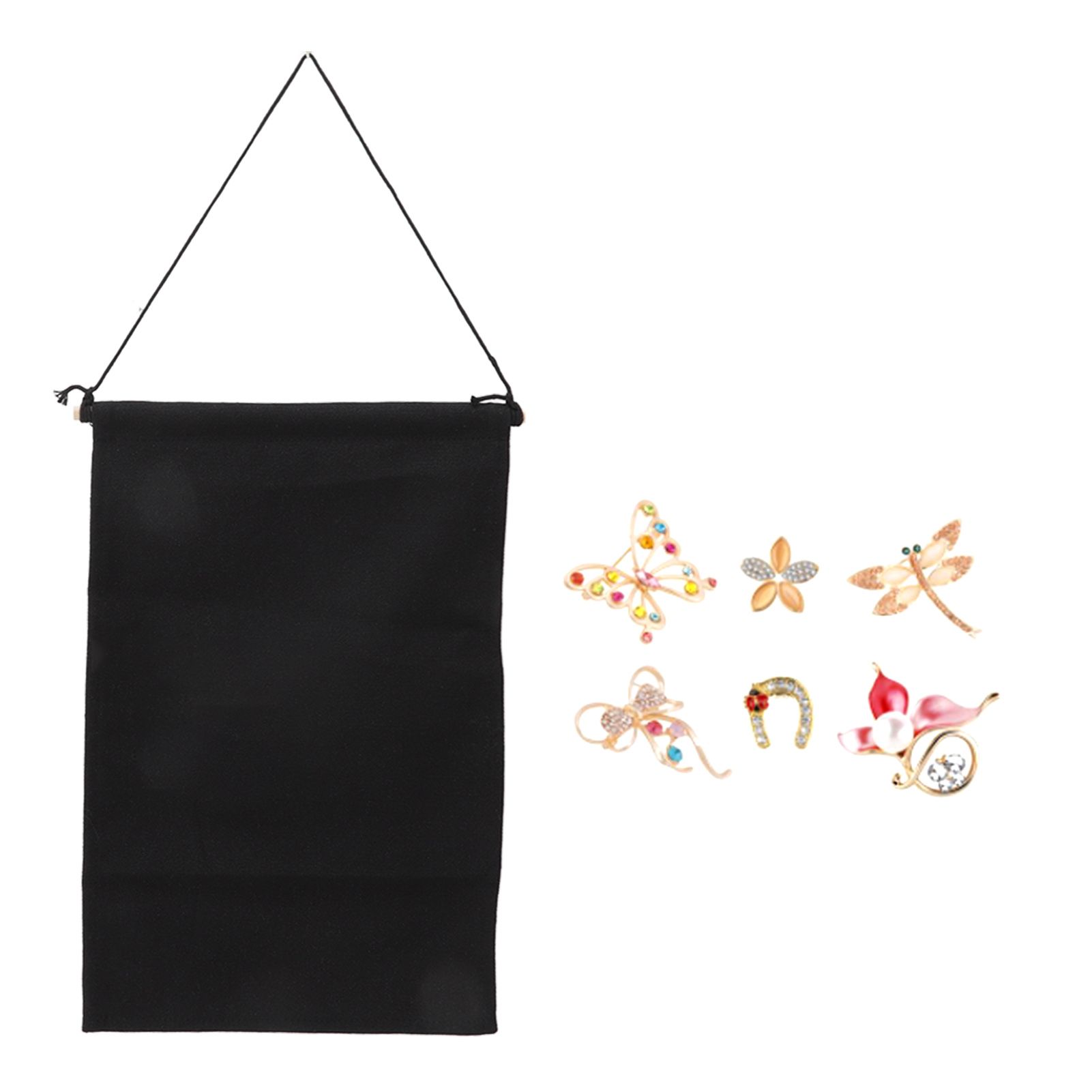 Brooch Storage Hanging Flag Multipurpose Stylish Classic Pin Collection view 12
