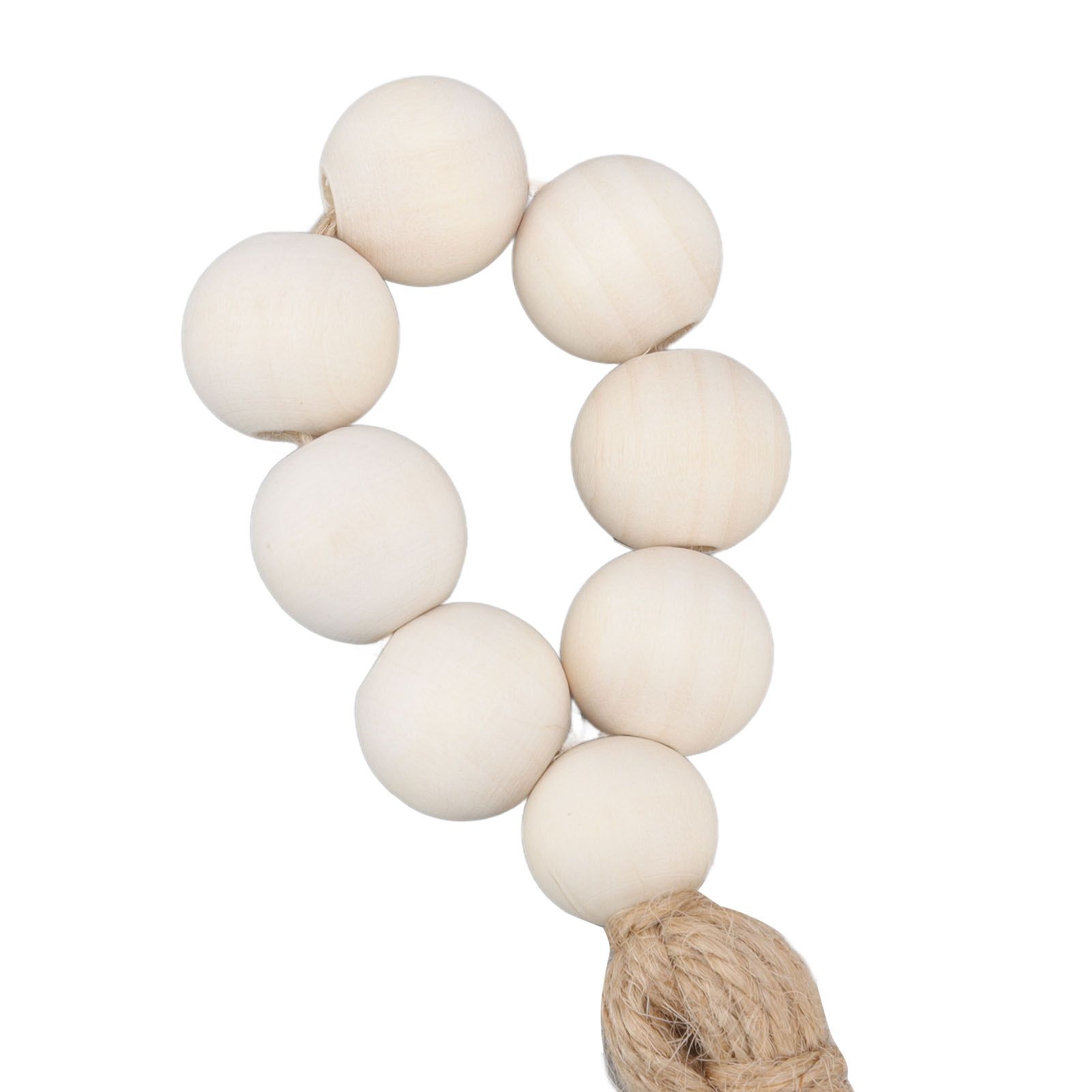 Napkin Ring Decorative Elegant Wood Beads Table Napkin Holder with Tassels for view 13
