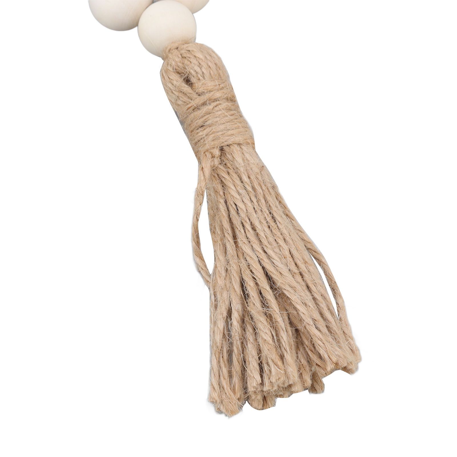 Napkin Ring Decorative Elegant Wood Beads Table Napkin Holder with Tassels for view 14