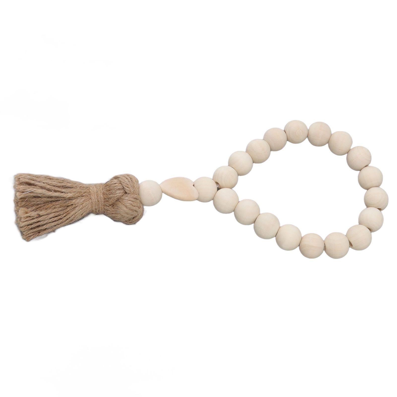 Farmhouse Beads Natural Hand Made DIY Multipurpose Wood Beads Garland with view 6