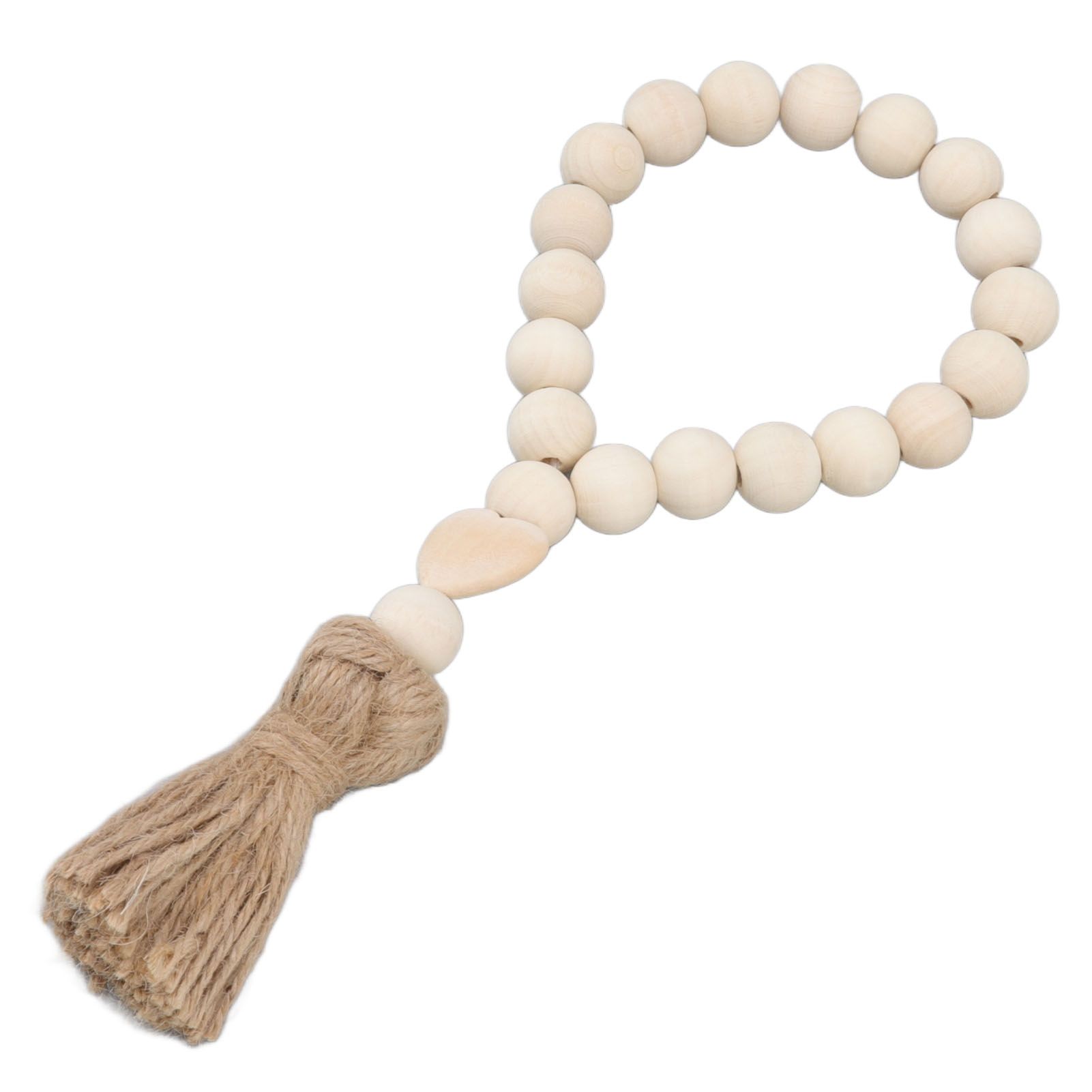 Farmhouse Beads Natural Hand Made DIY Multipurpose Wood Beads Garland with view 7