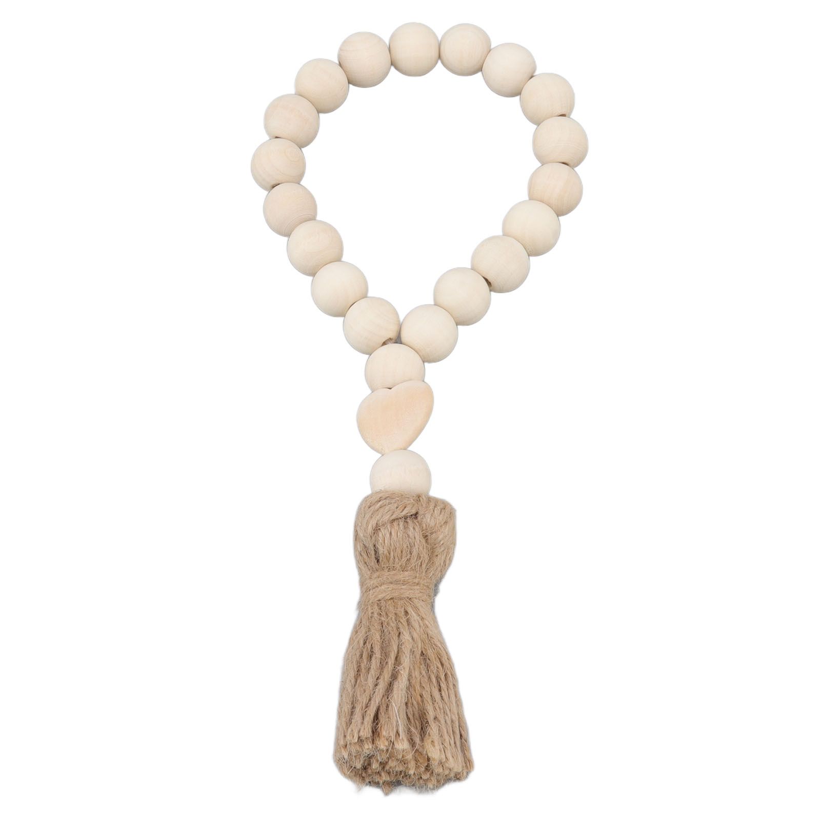 Farmhouse Beads Natural Hand Made DIY Multipurpose Wood Beads Garland with view 8