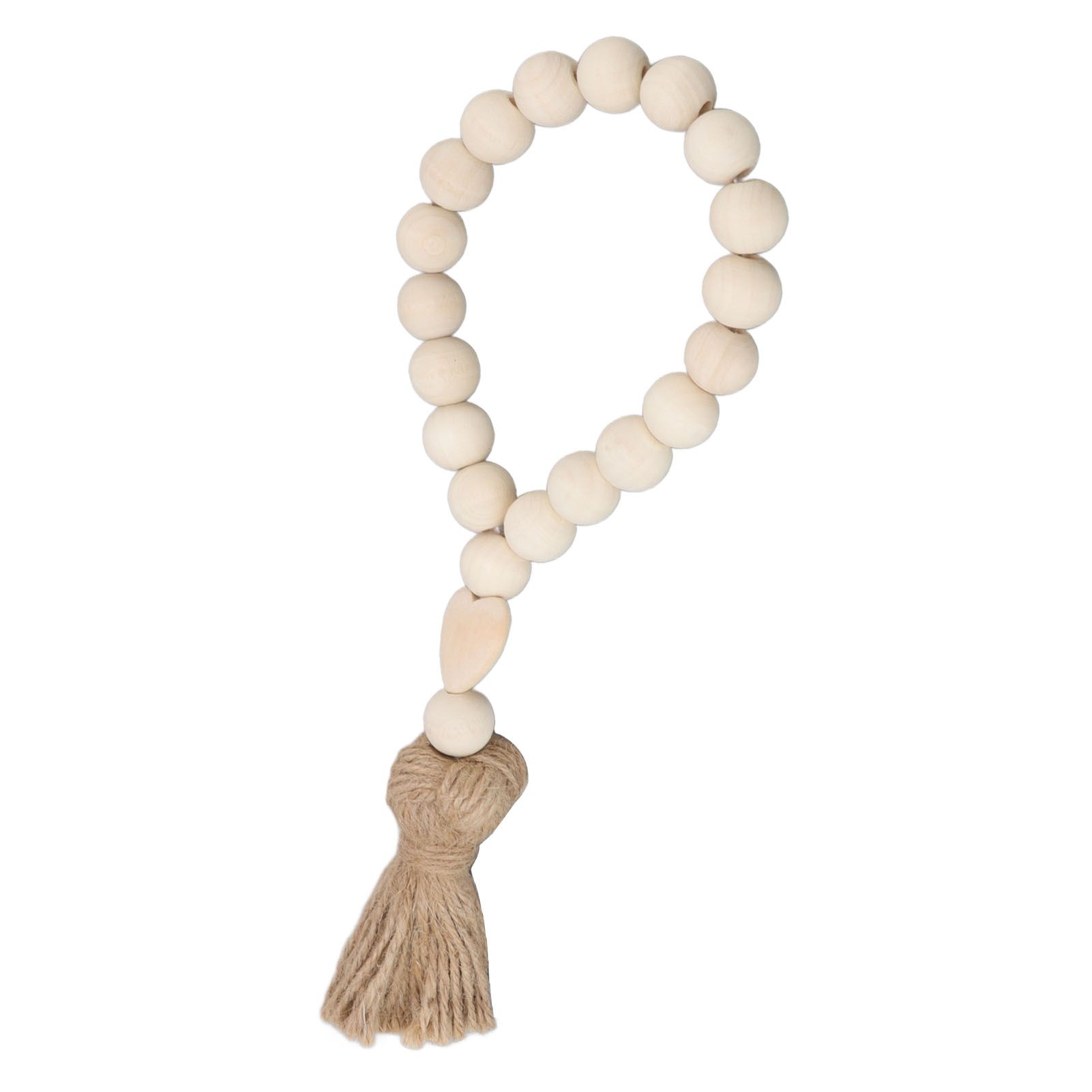 Farmhouse Beads Natural Hand Made DIY Multipurpose Wood Beads Garland with view 10