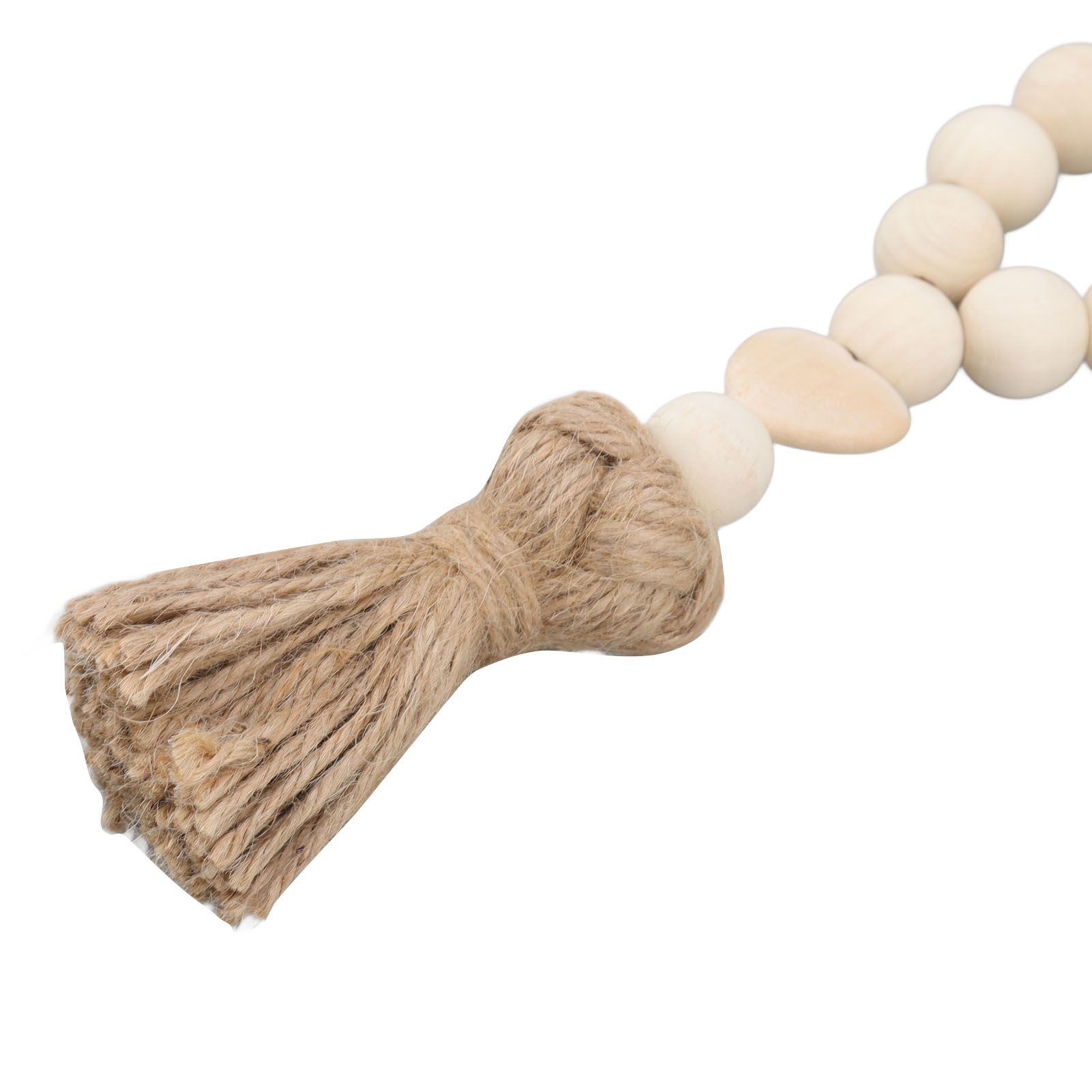 Farmhouse Beads Natural Hand Made DIY Multipurpose Wood Beads Garland with view 15