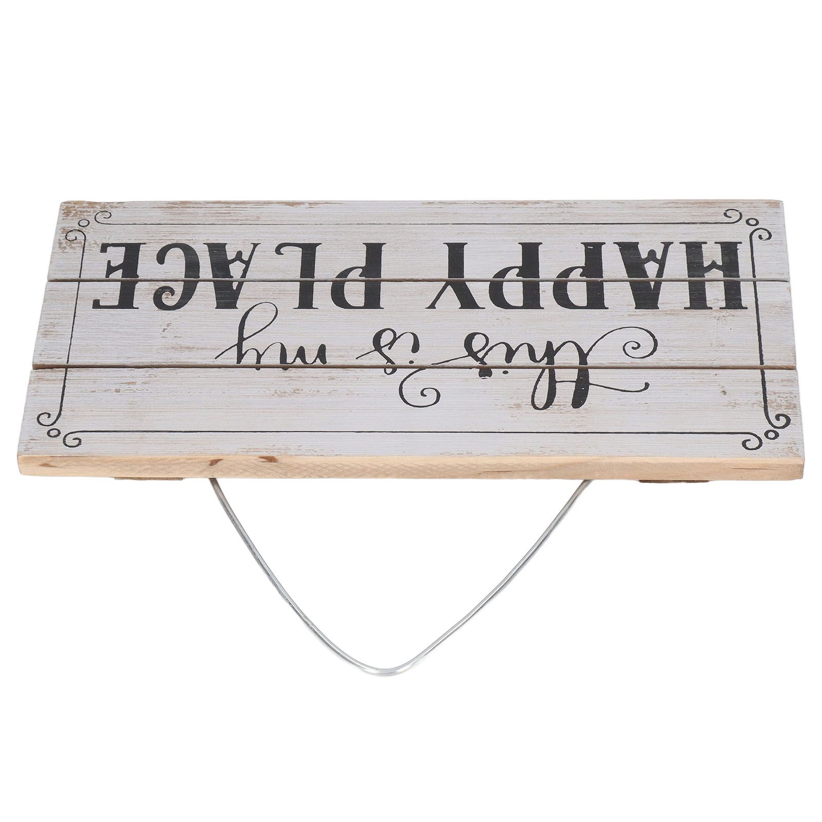 Decorative Wooden Sign Novel Waterproof Table Sign Hanging Decoration with view 2