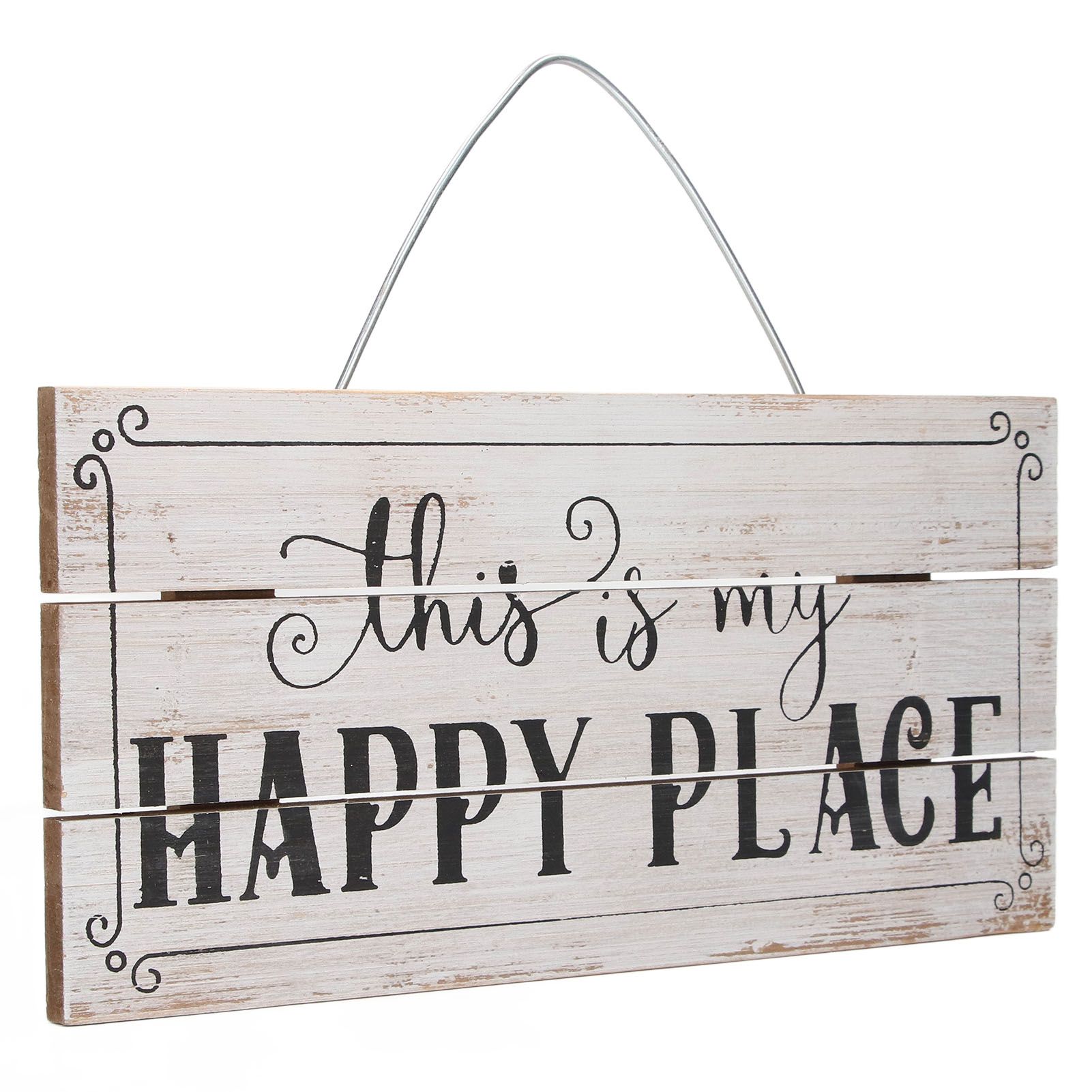 Decorative Wooden Sign Novel Waterproof Table Sign Hanging Decoration with view 3