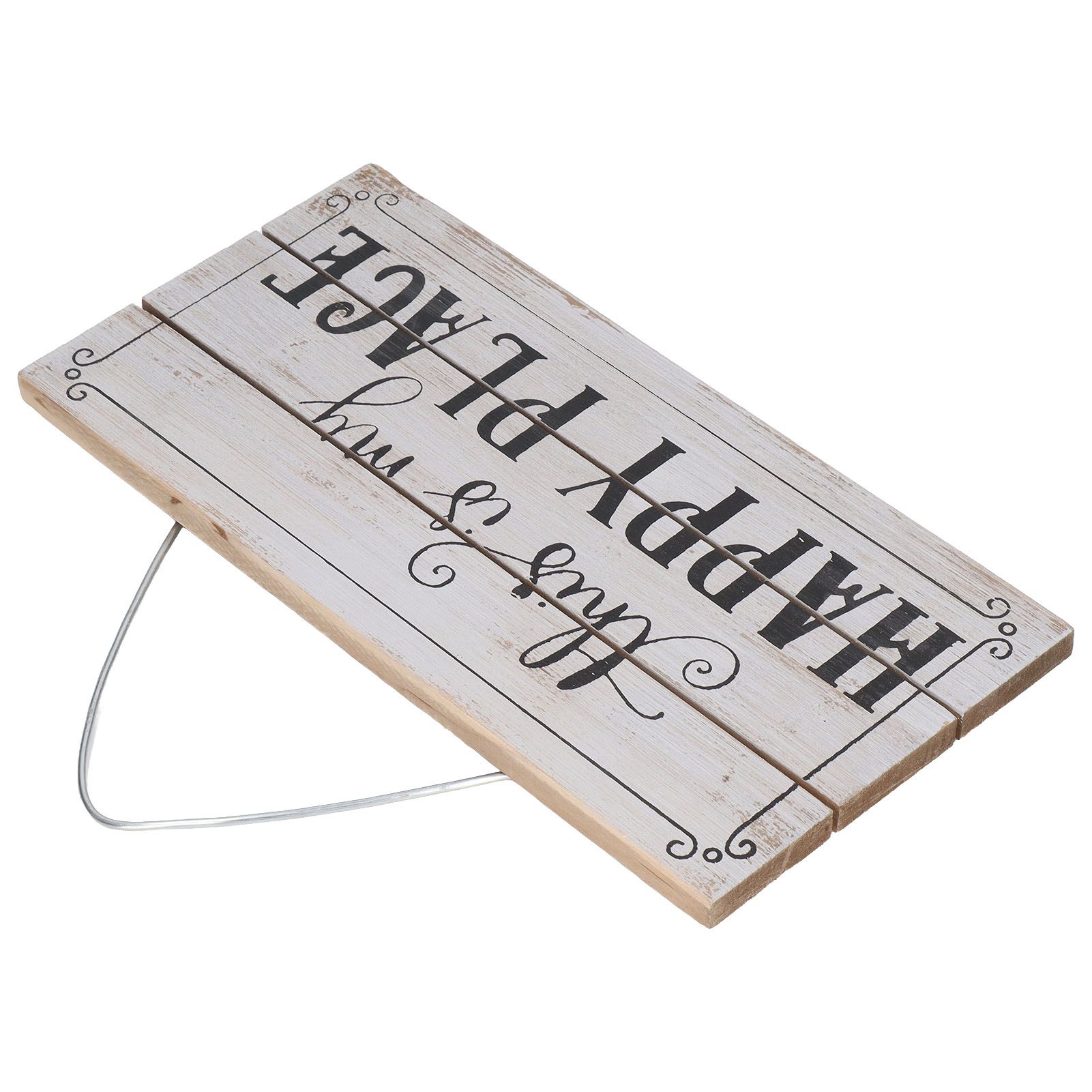 Decorative Wooden Sign Novel Waterproof Table Sign Hanging Decoration with view 4