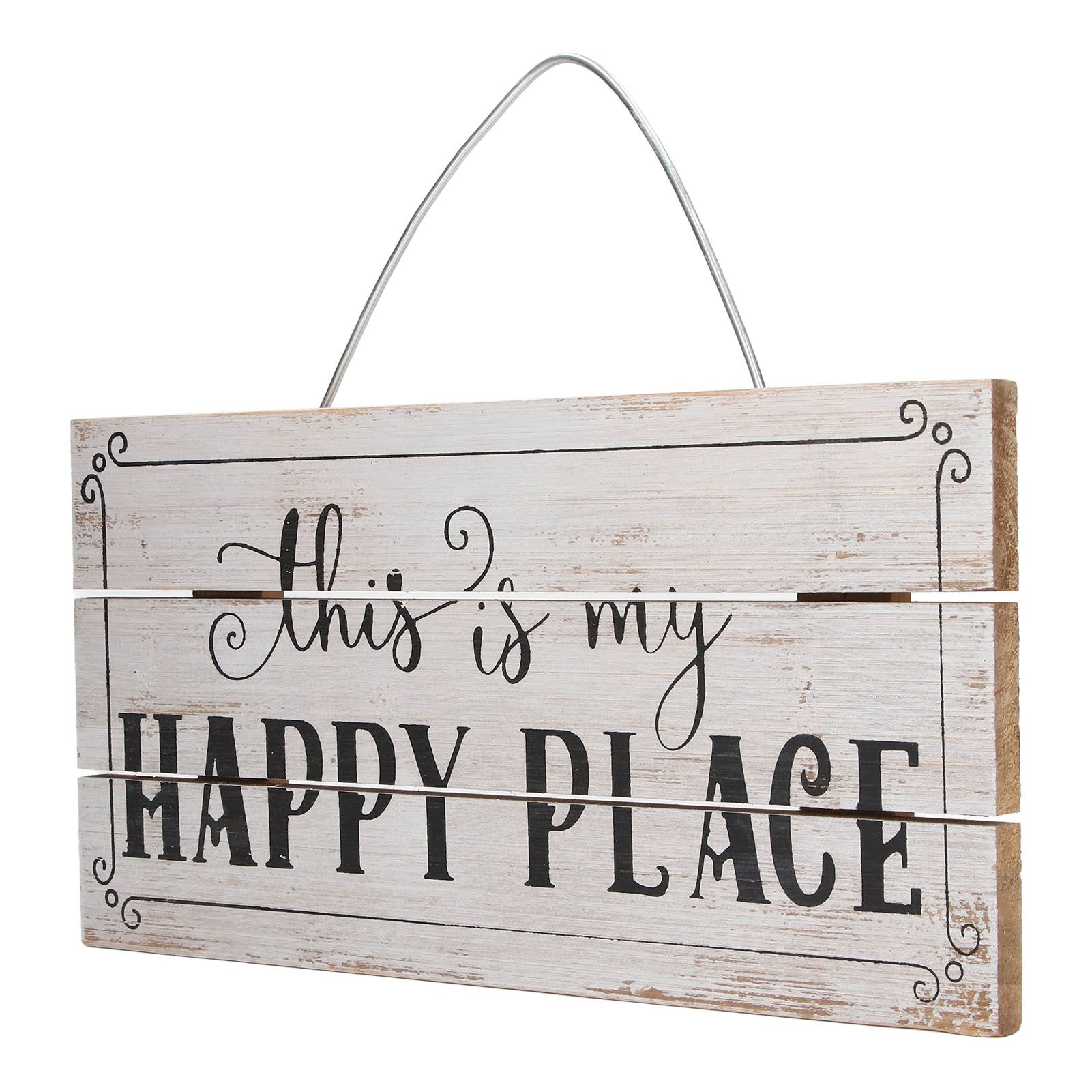 Decorative Wooden Sign Novel Waterproof Table Sign Hanging Decoration with view 5