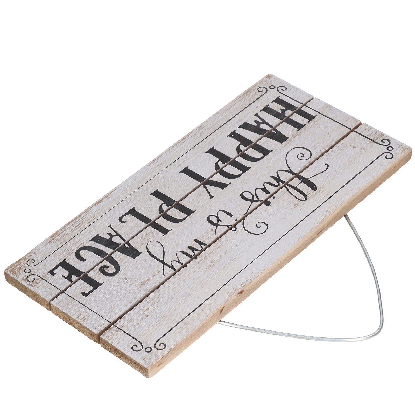 Decorative Wooden Sign Novel Waterproof Table Sign Hanging Decoration with view 6